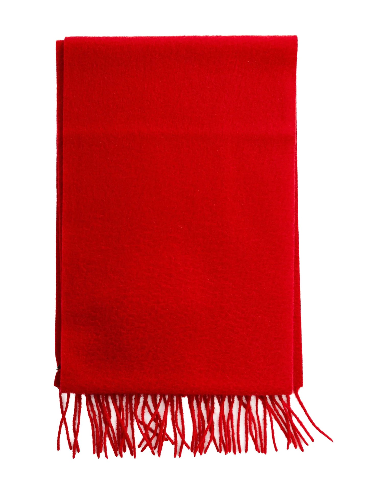 fringed wool scarf