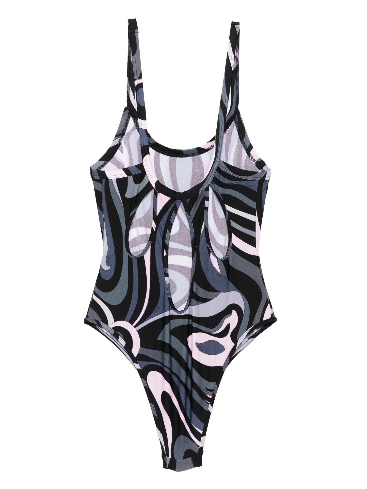 square-neck swimsuit