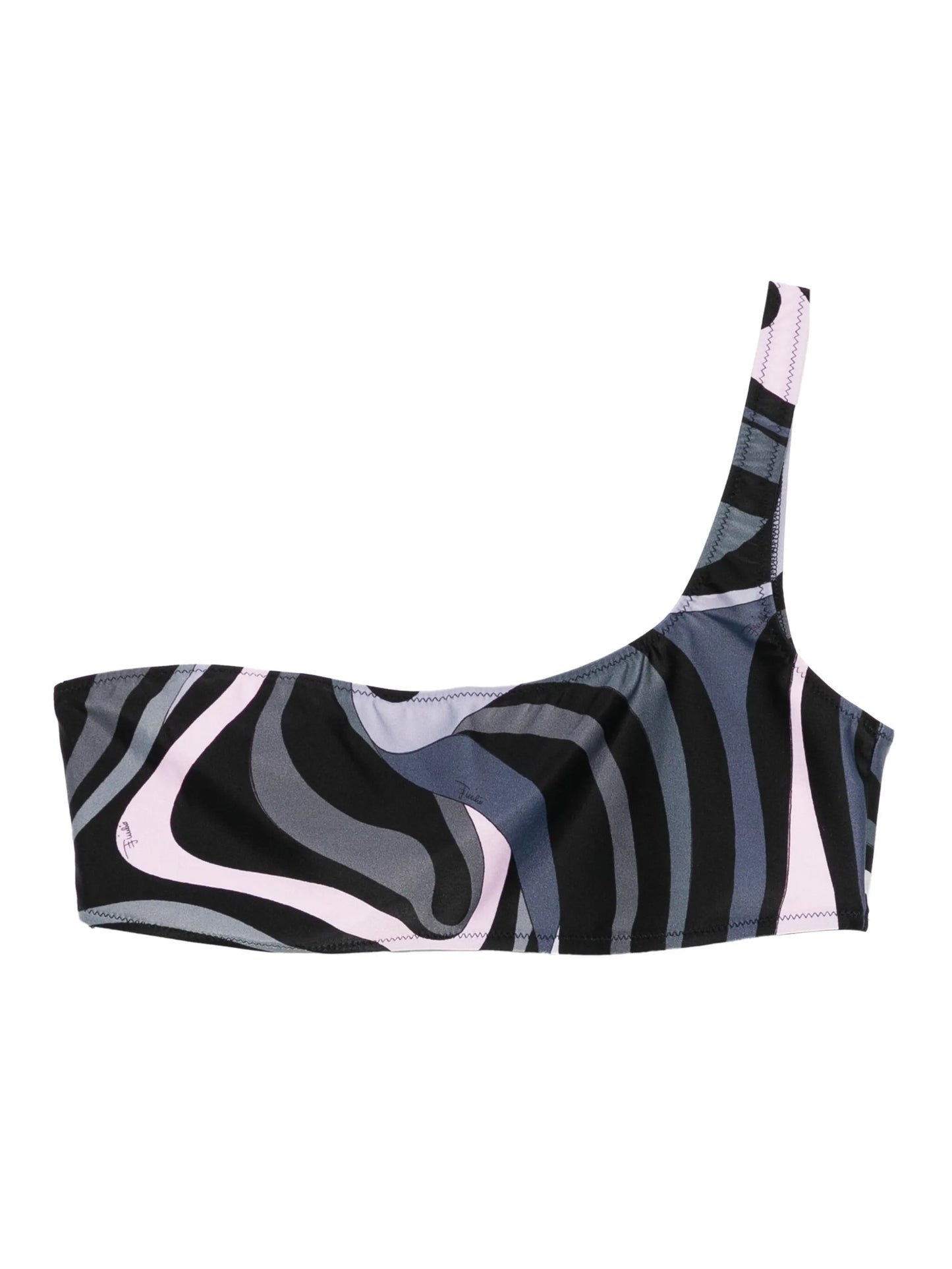 one-shoulder bikini top