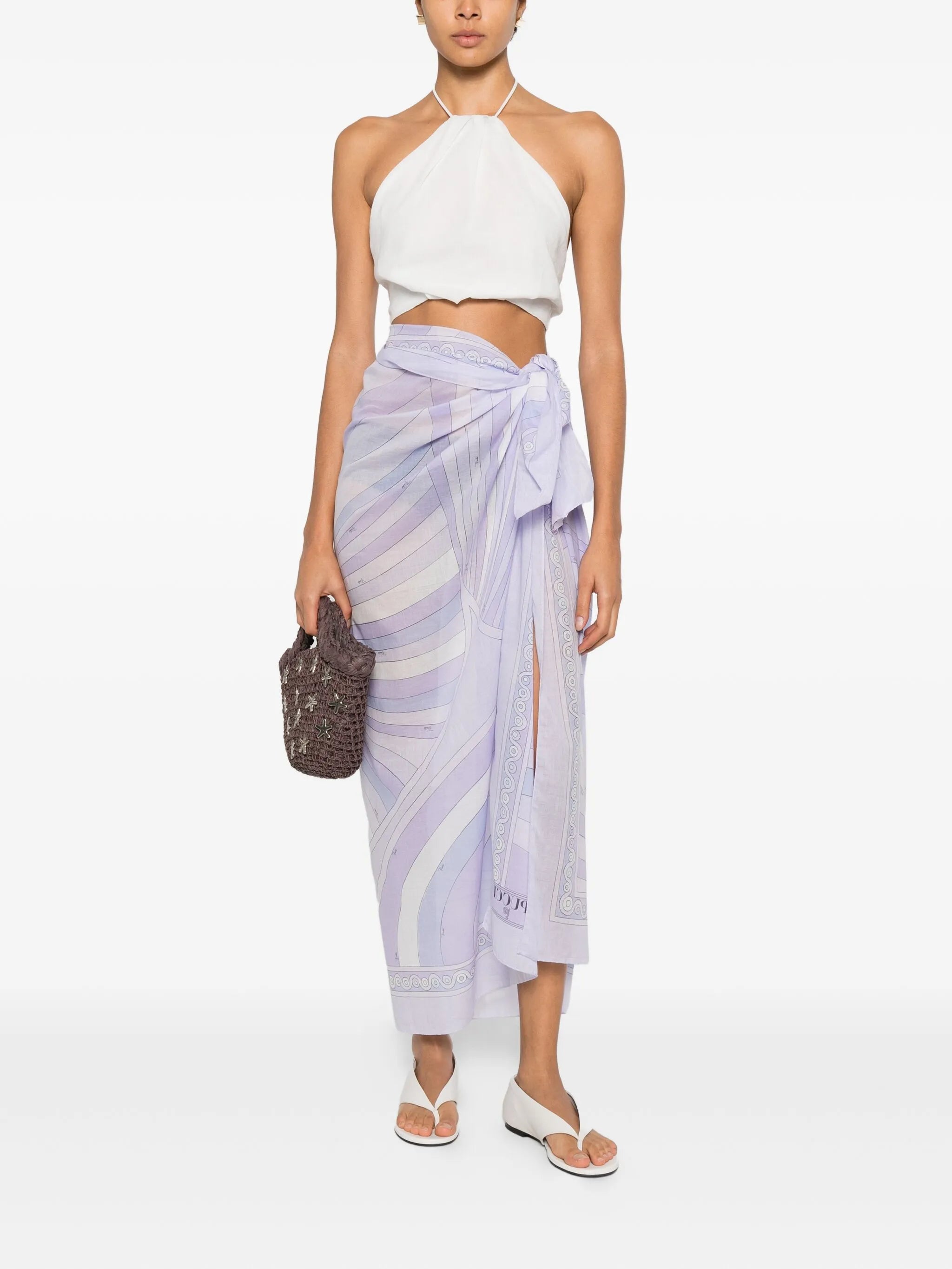 geometric print pareo