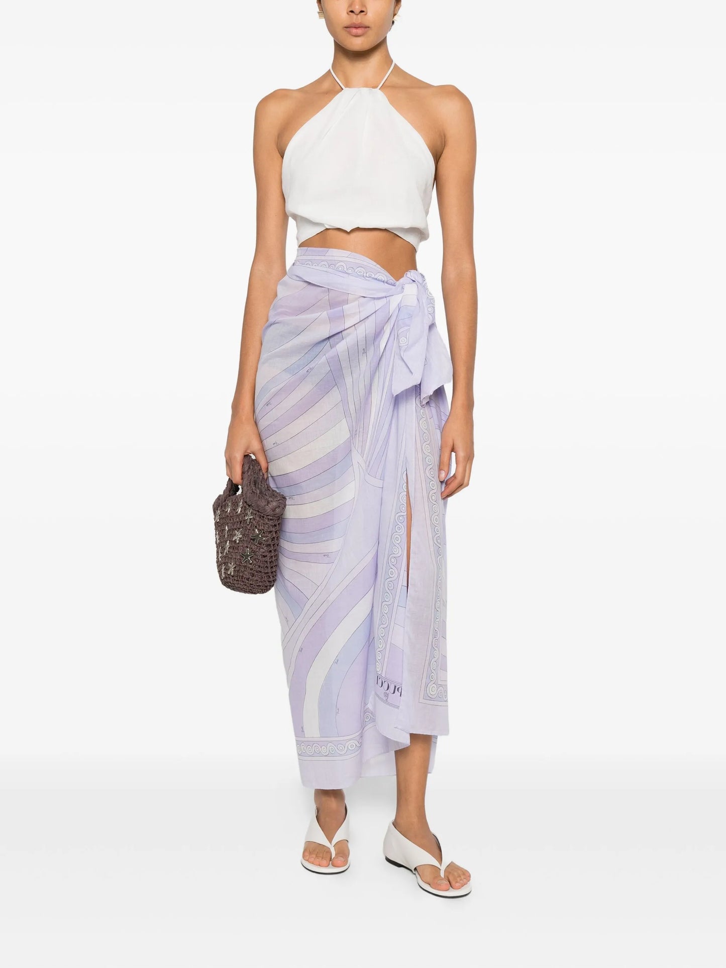 geometric print pareo