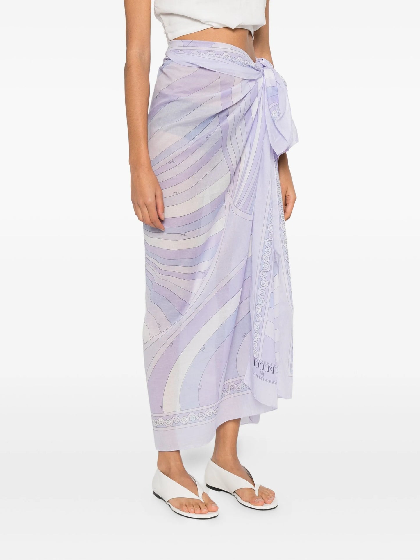 geometric print pareo