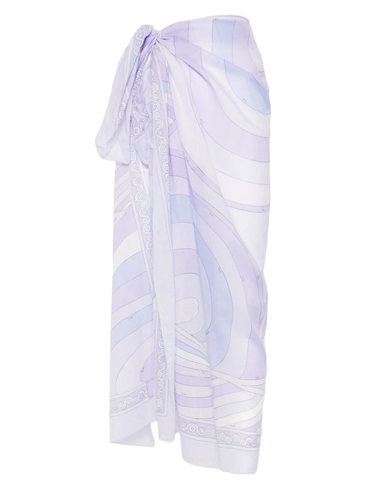 geometric print pareo