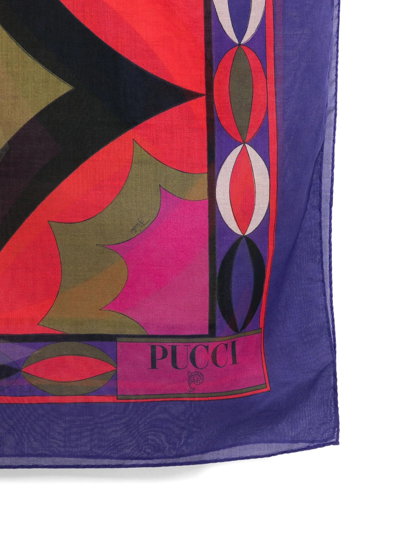 abstract-print pareo skirt