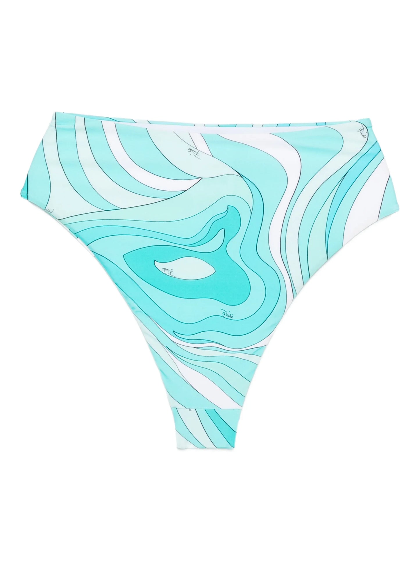 Marmo high-waist bikini bottoms