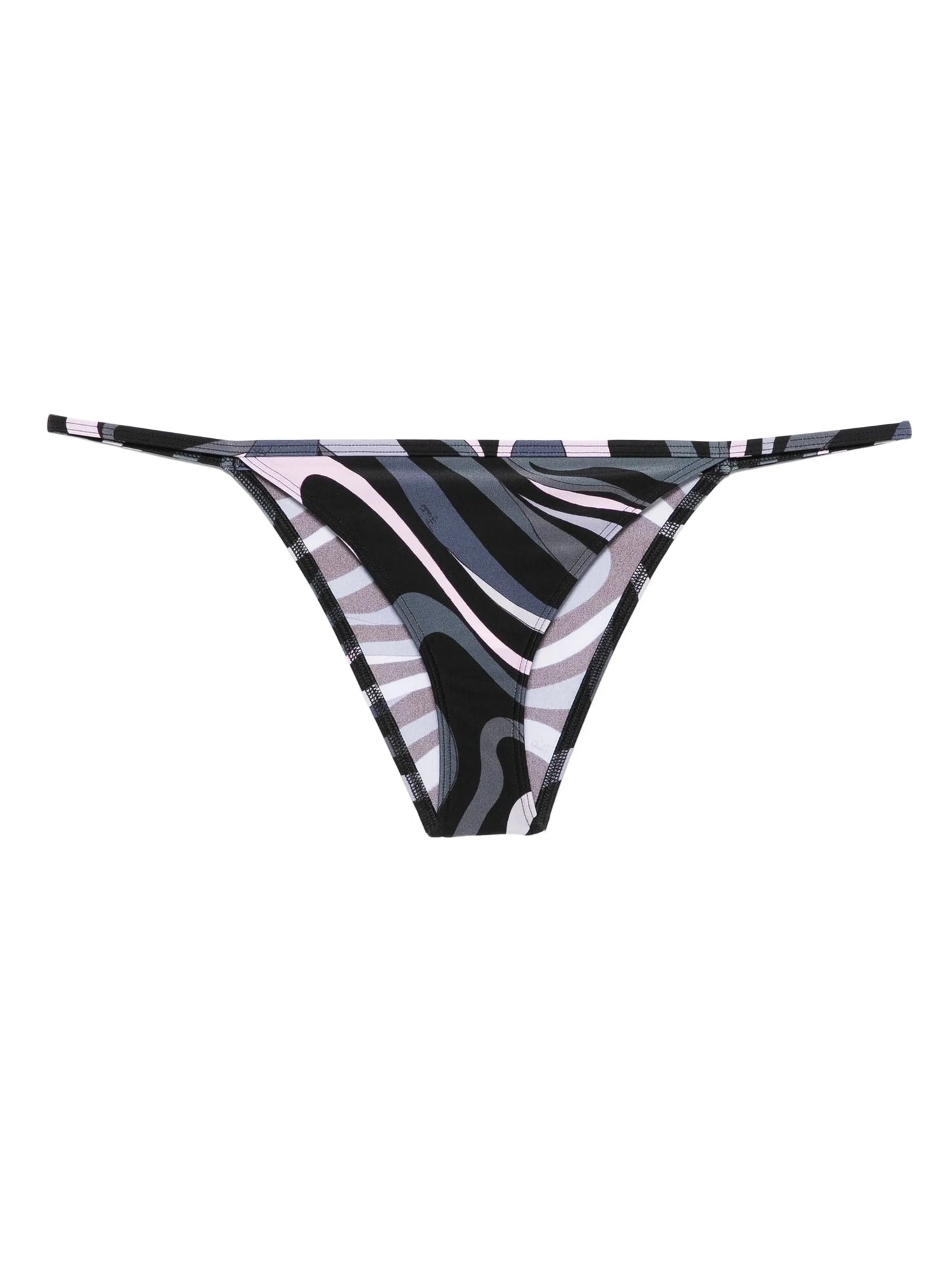 abstract-print bikini bottom
