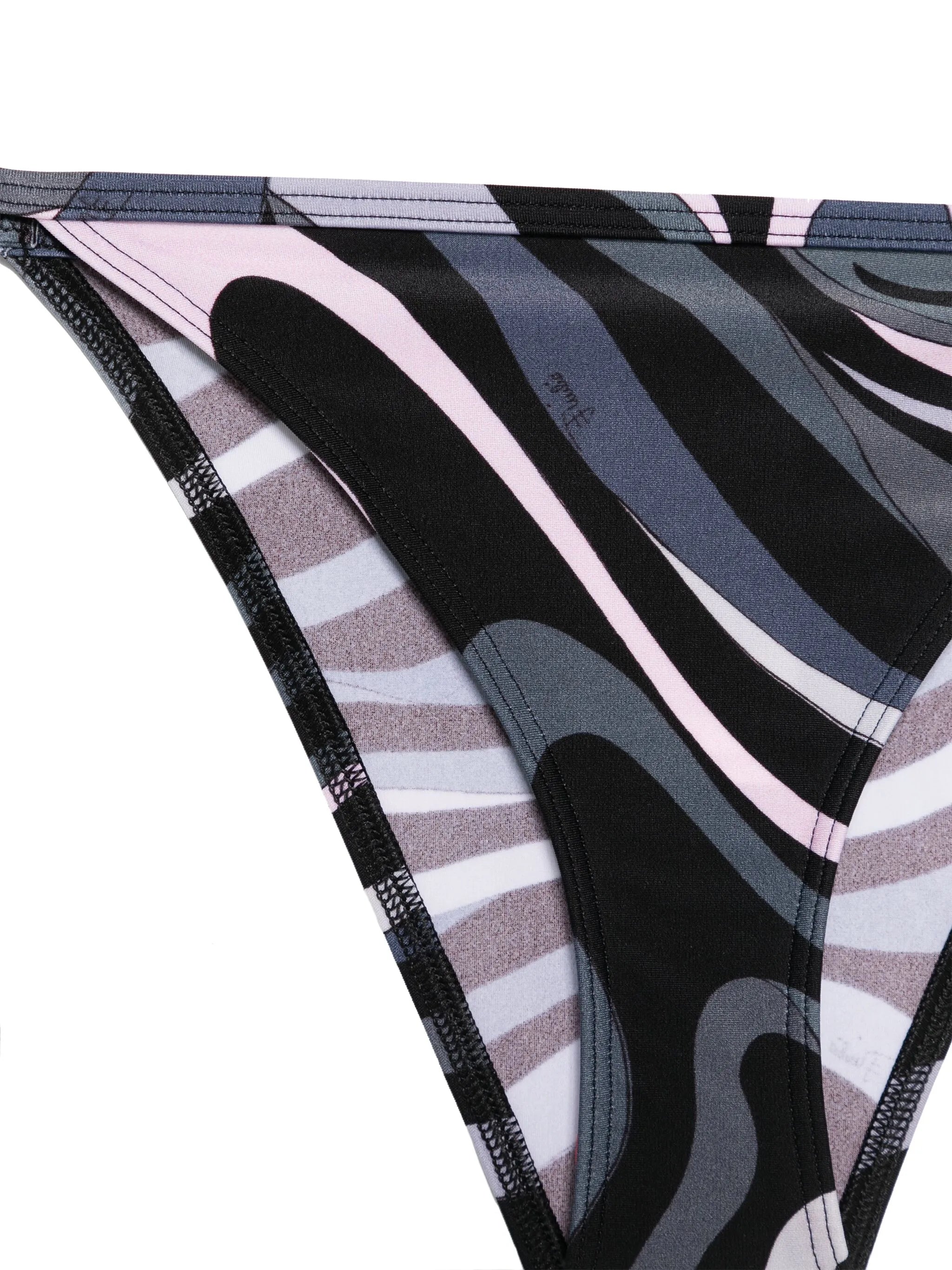 abstract-print bikini bottom