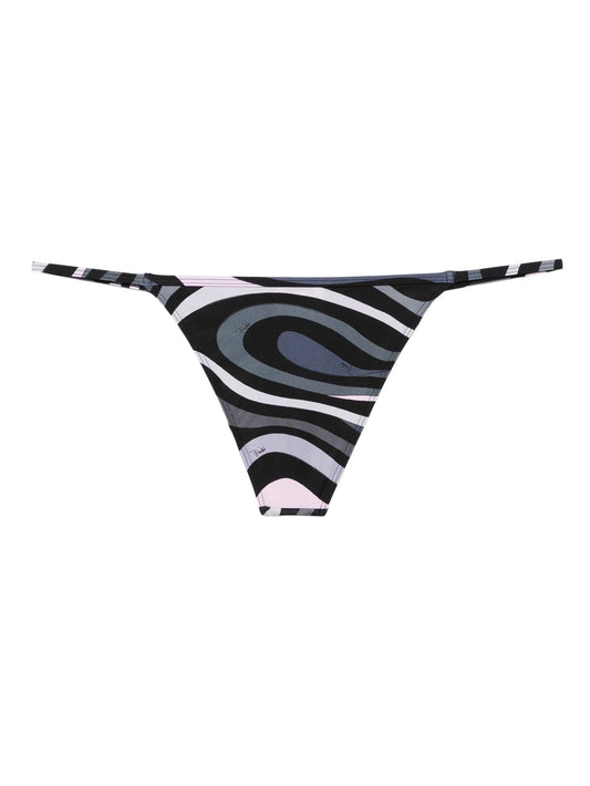 abstract-print bikini bottom