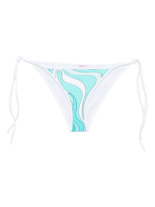 Marmo-print bikini bottom