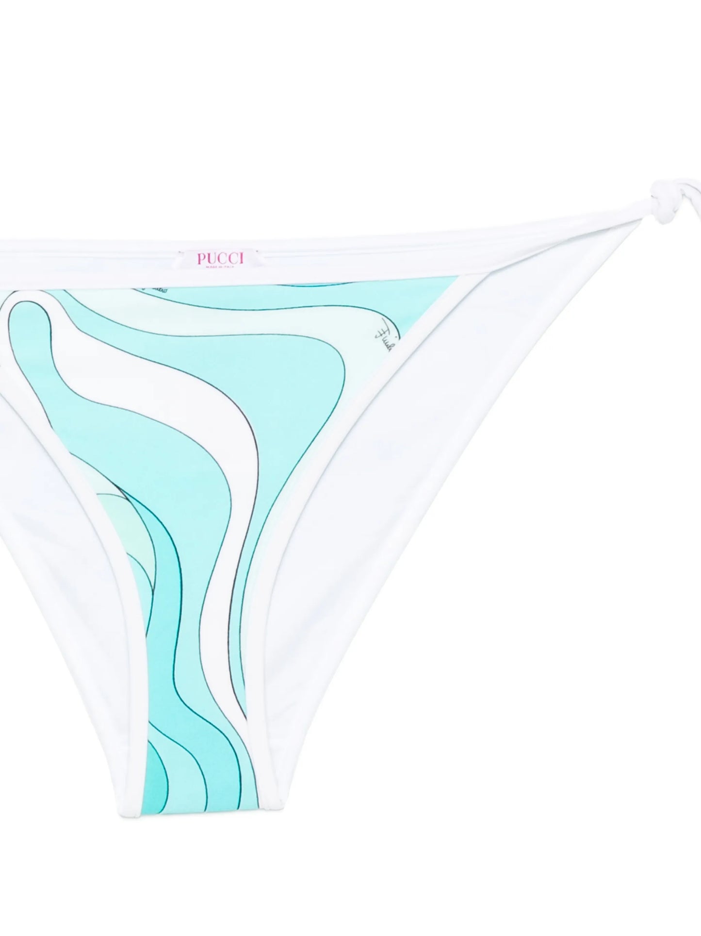Marmo-print bikini bottom