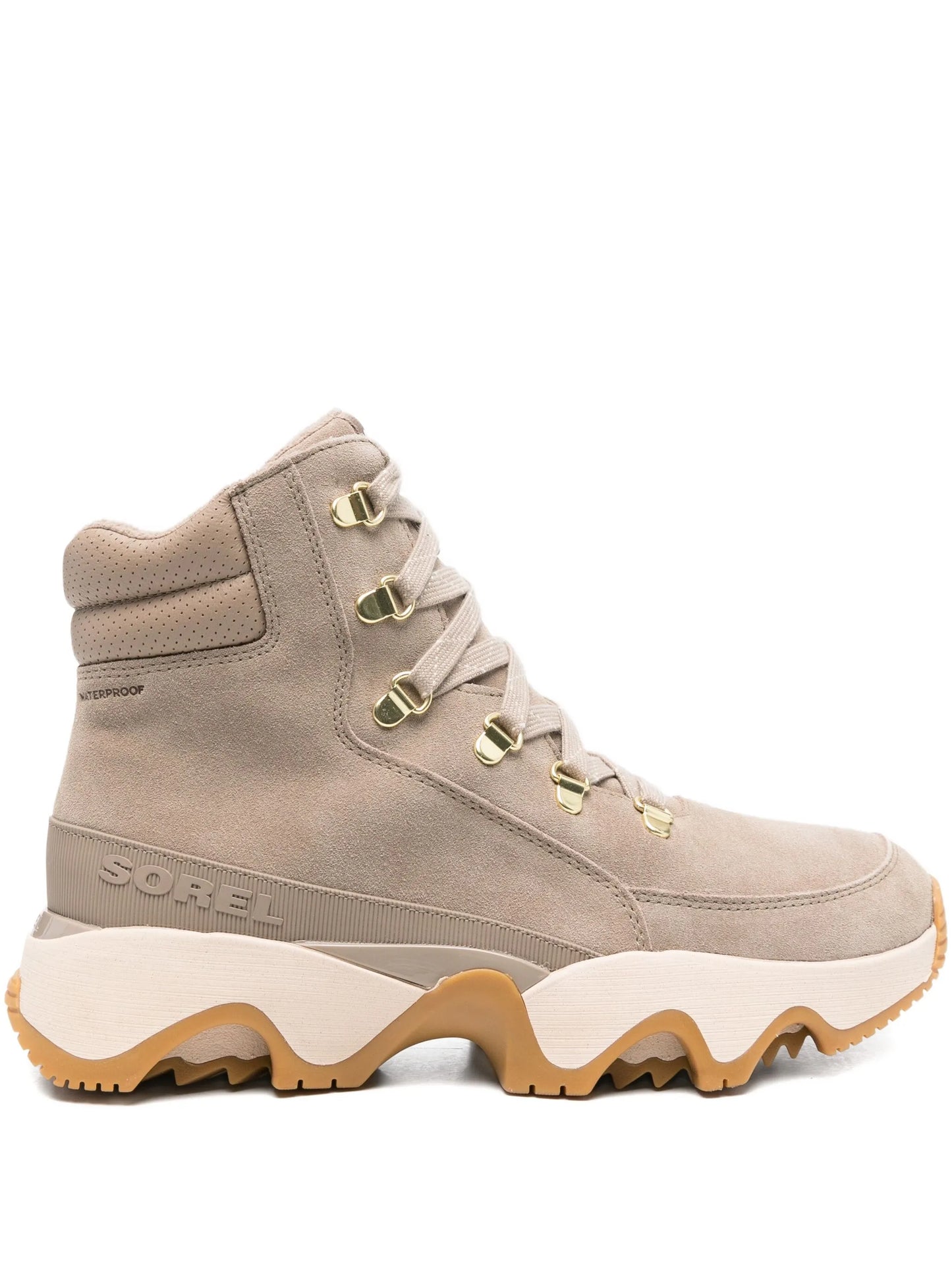 Kinetic™ lace-up chunky-sole combat boots