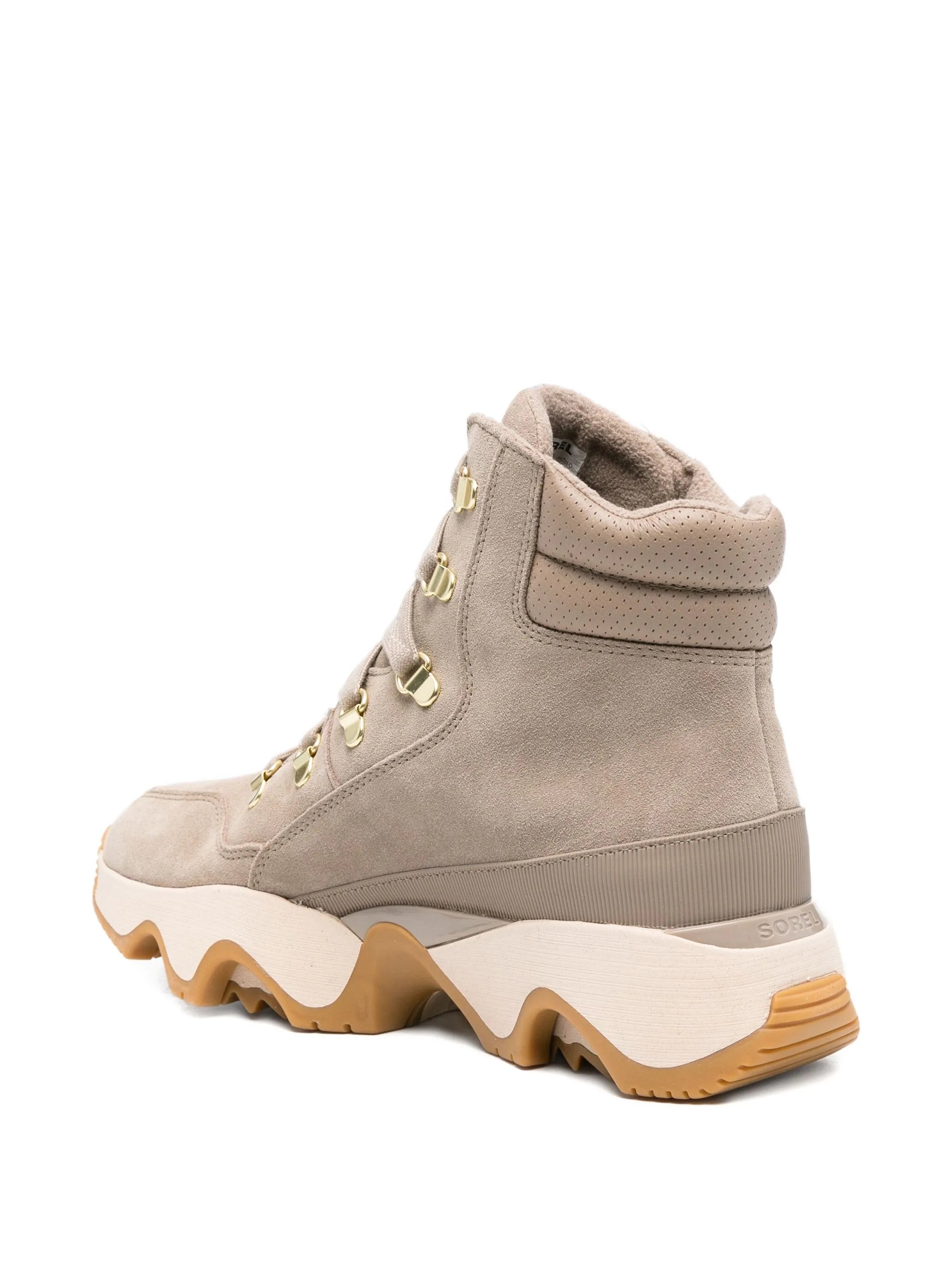Kinetic™ lace-up chunky-sole combat boots