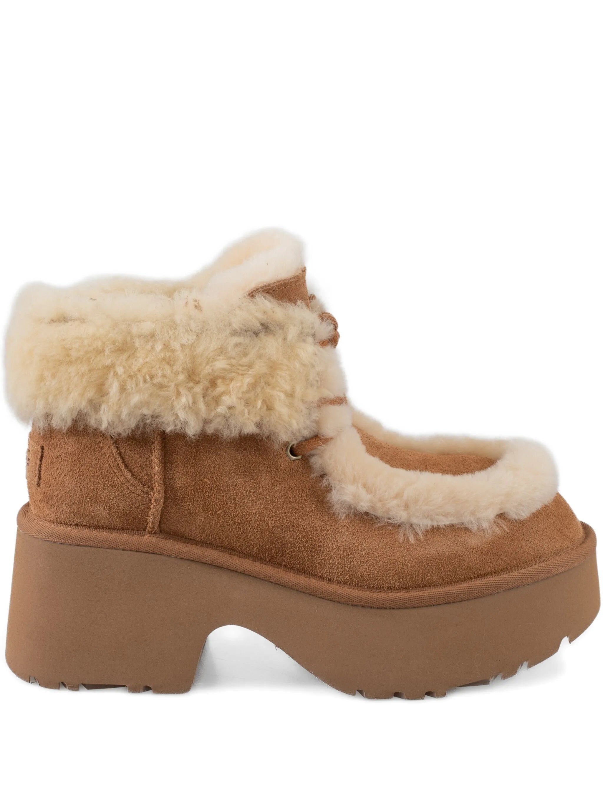 Esmee shearling lace-up boots