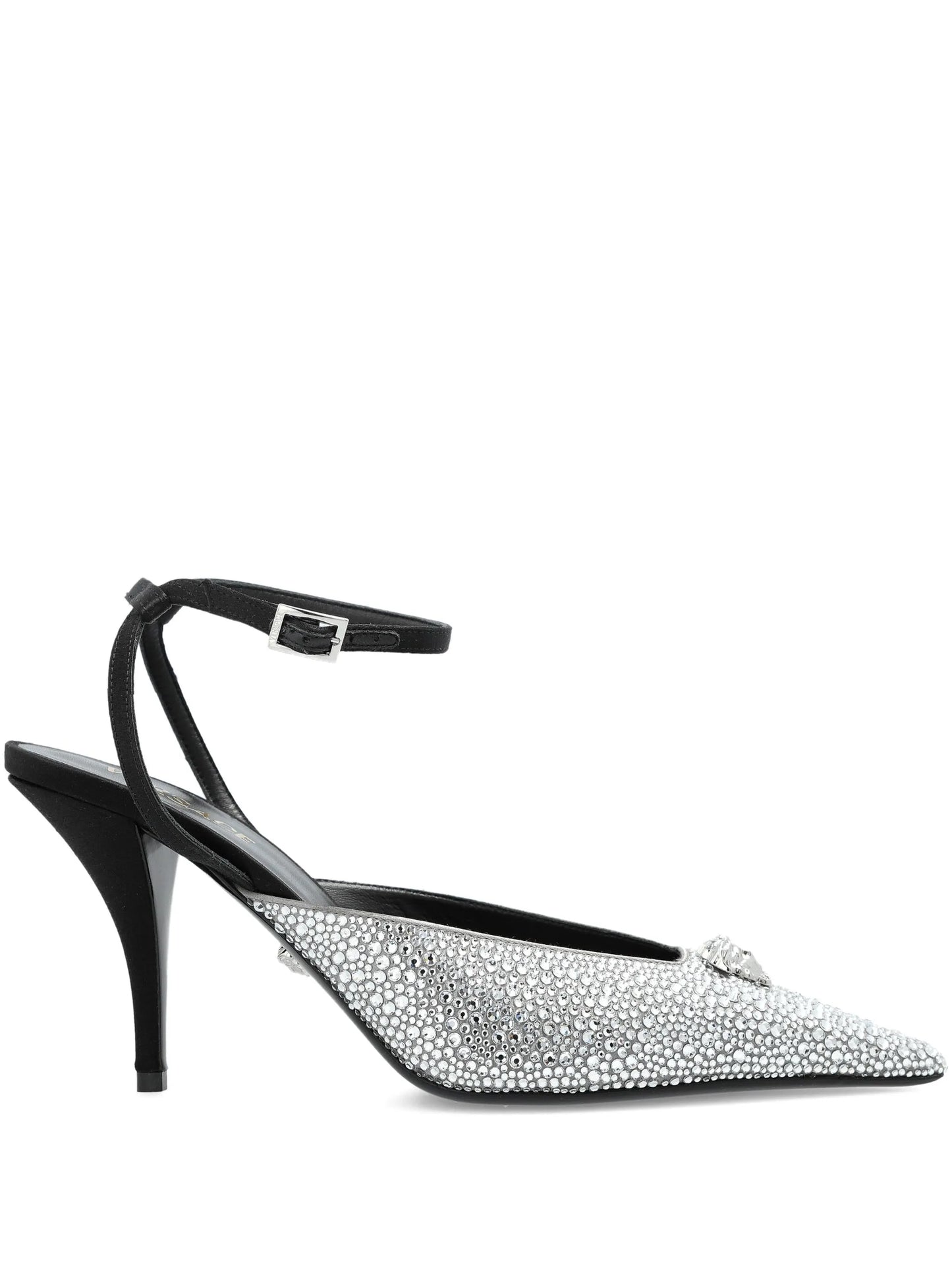 85mm Crystal La Medusa slingback pumps