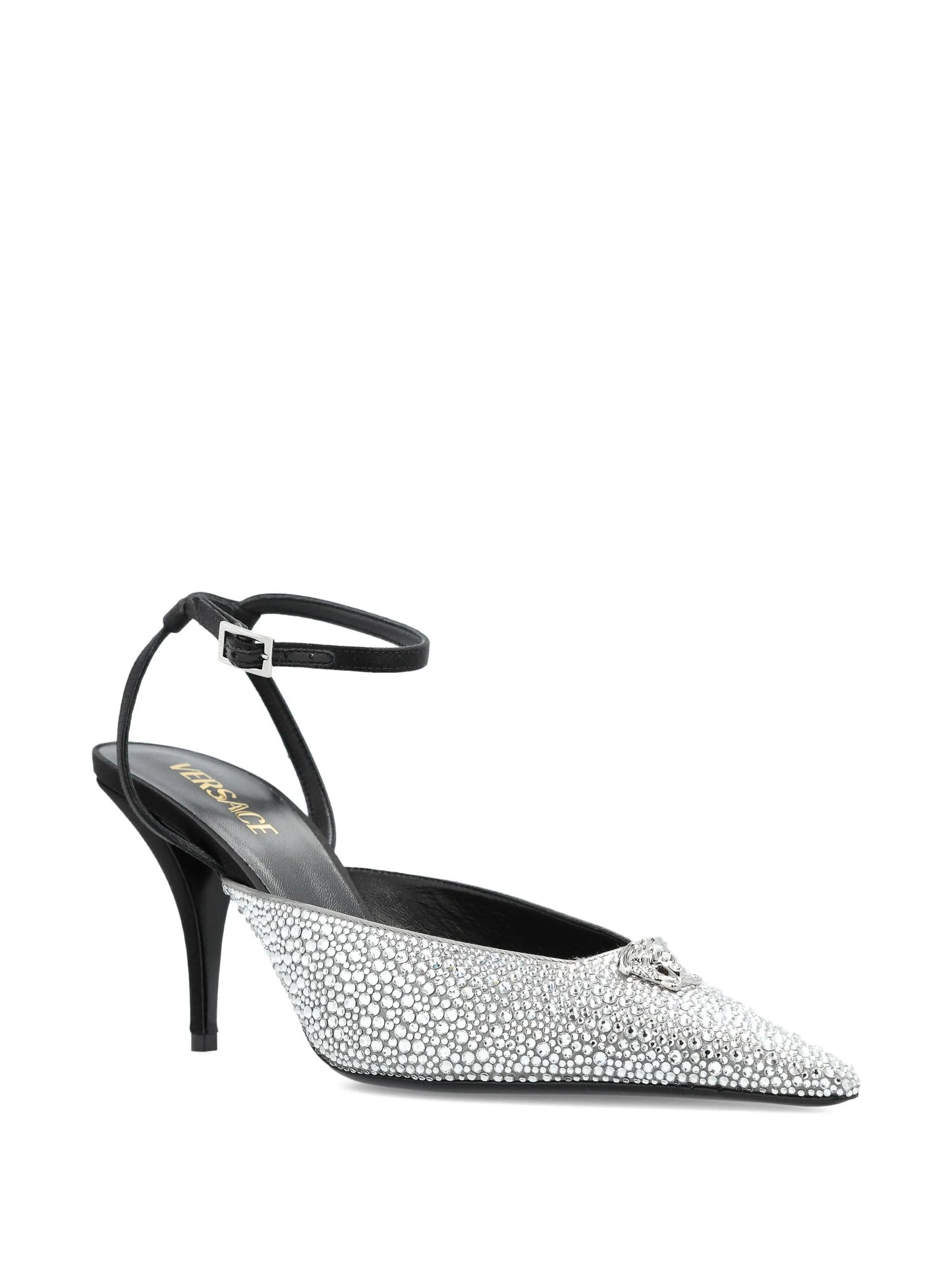 85mm Crystal La Medusa slingback pumps