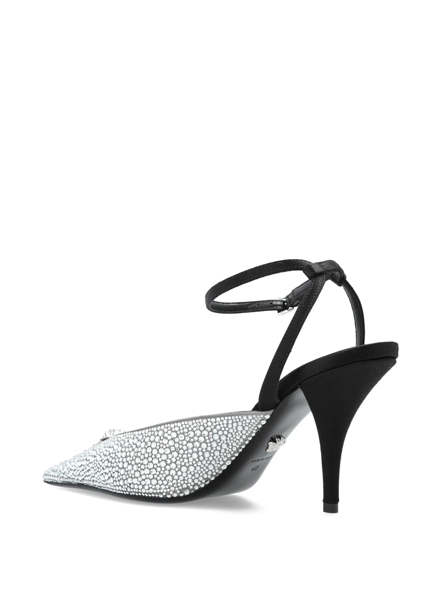 85mm Crystal La Medusa slingback pumps