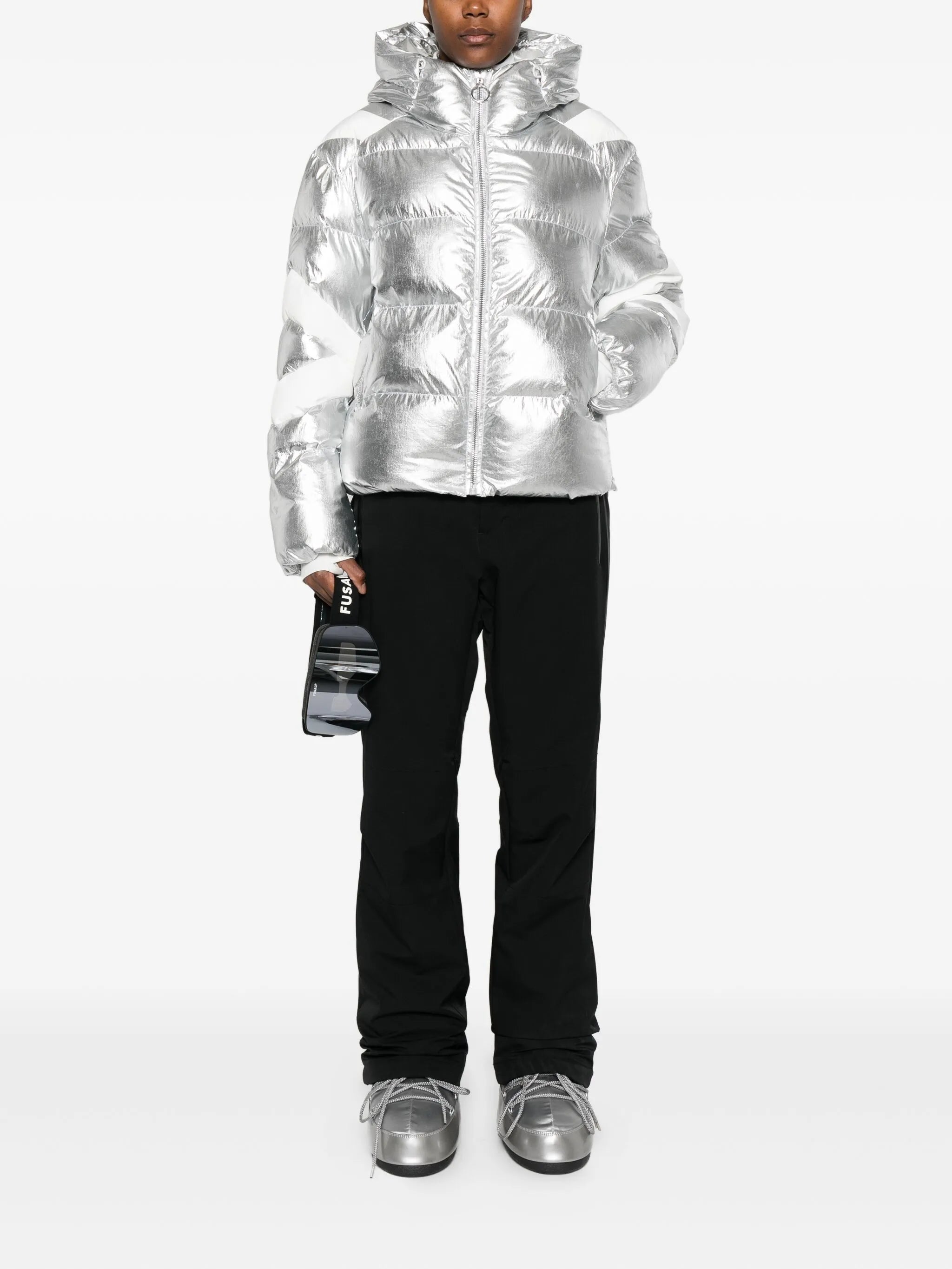 Charloy metallic ski jacket
