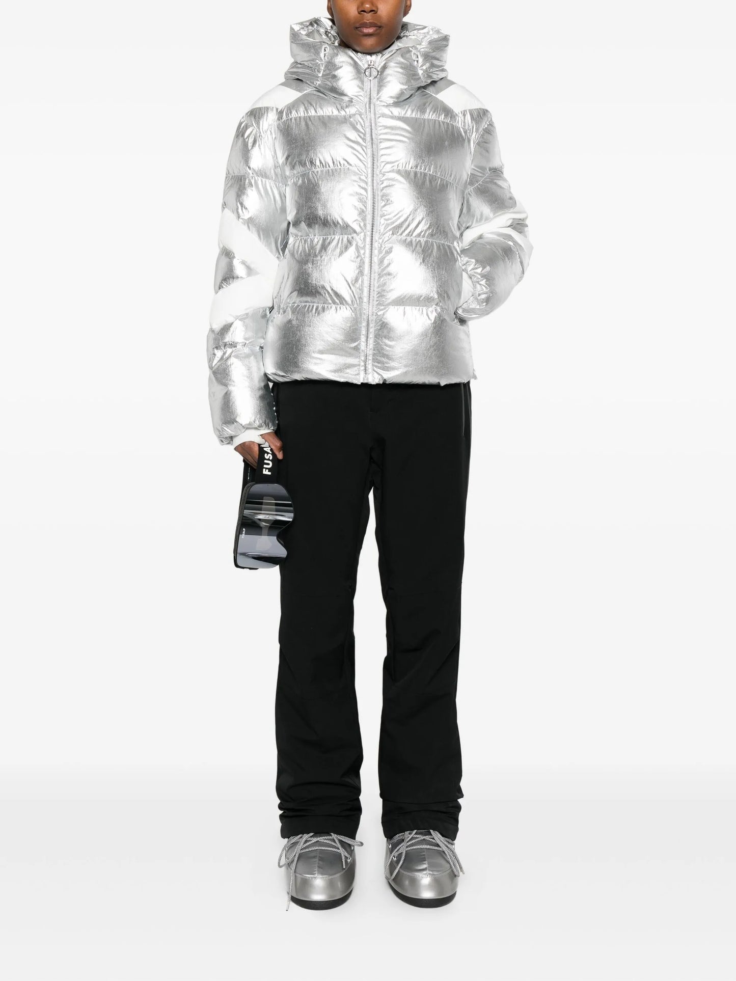 Charloy metallic ski jacket