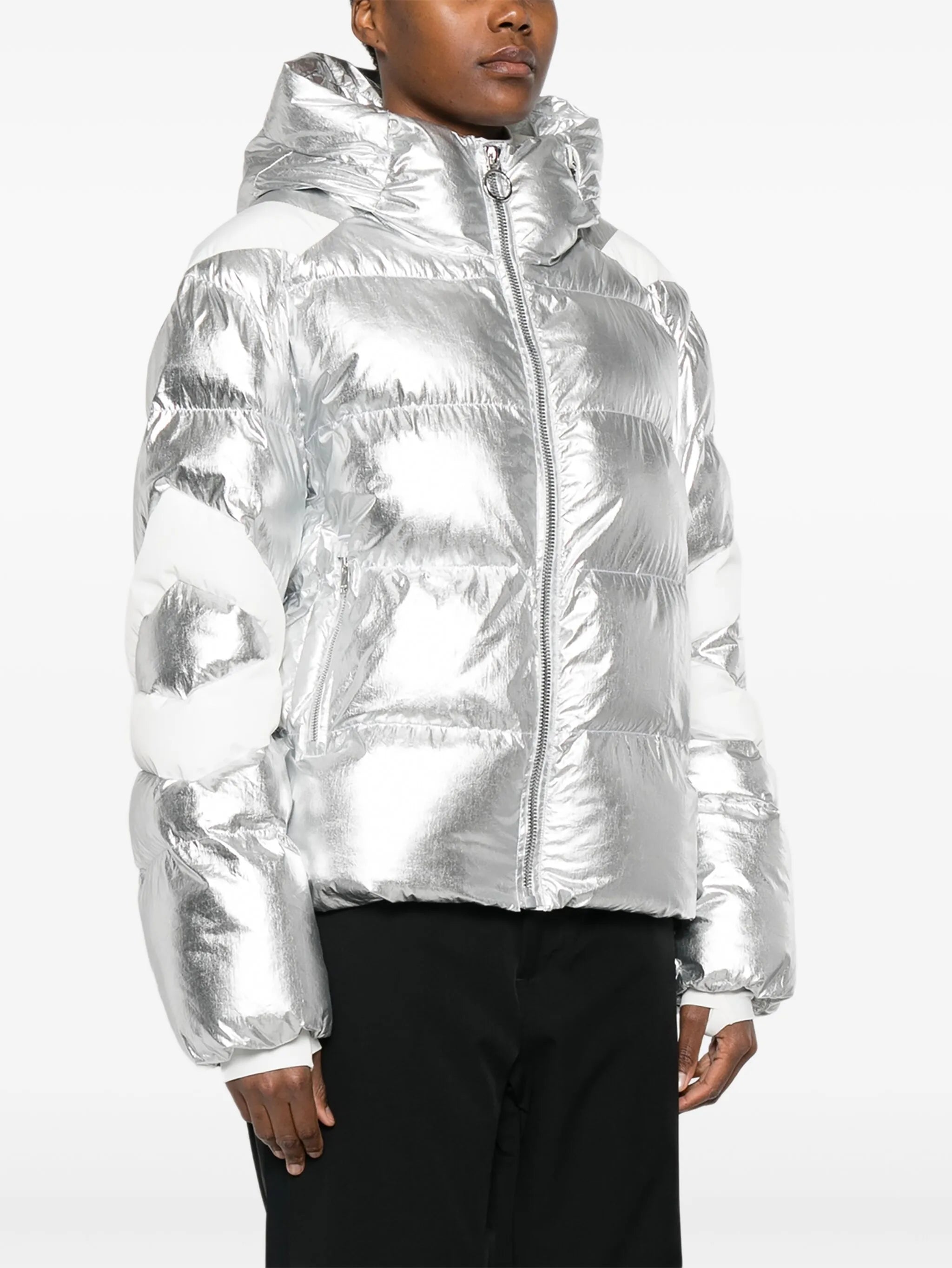 Charloy metallic ski jacket