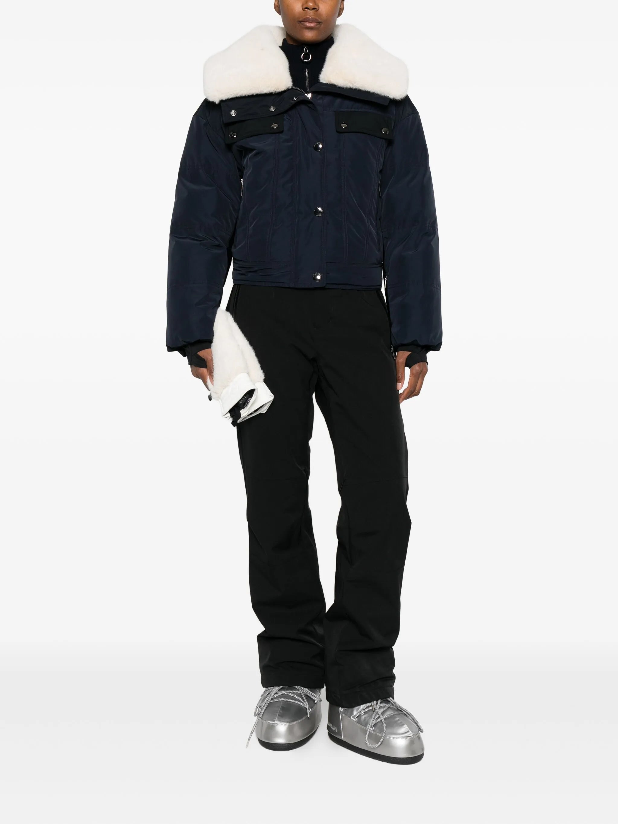Lakki fur-collar ski jacket