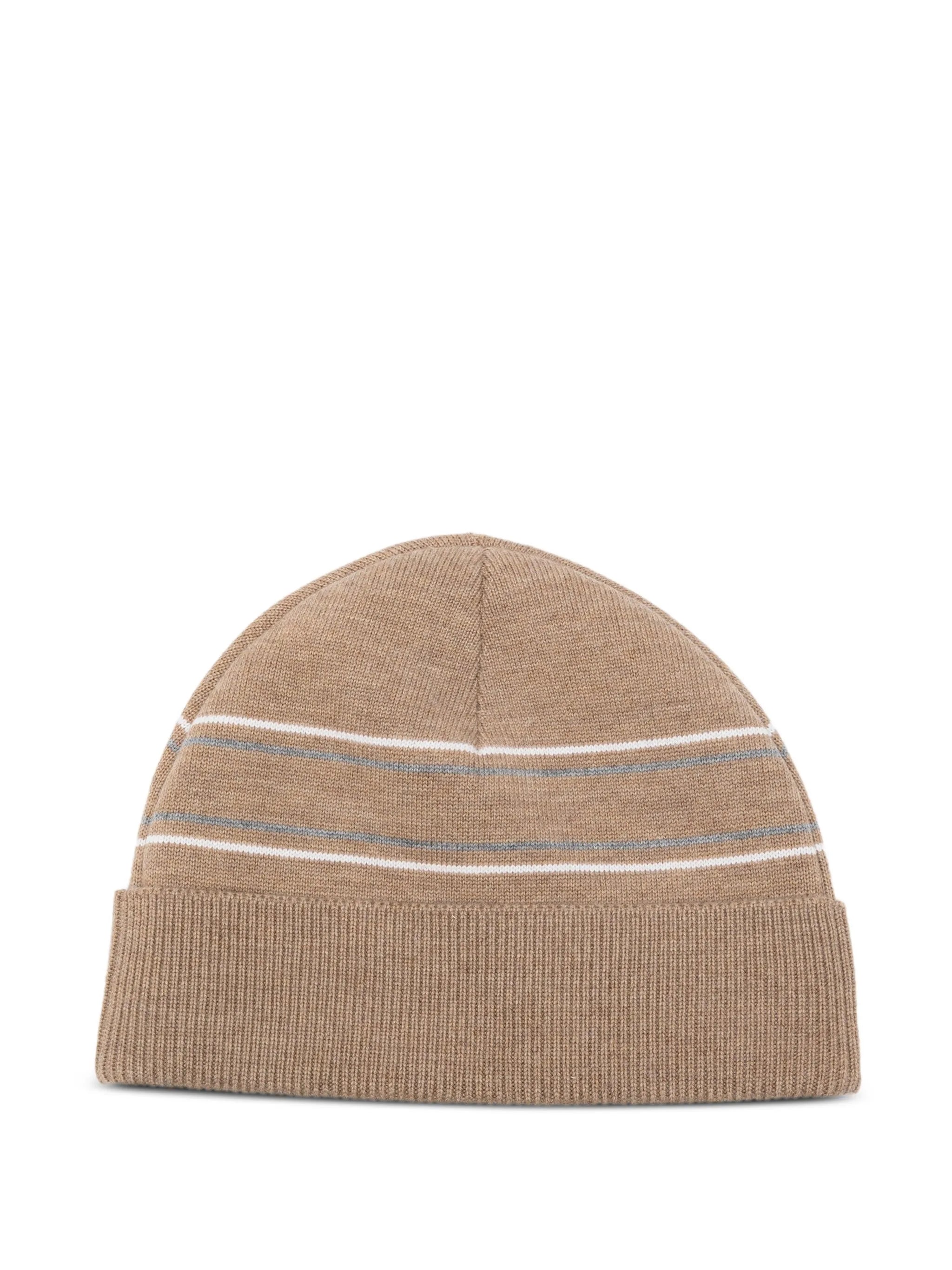 logo-embroidered beanie