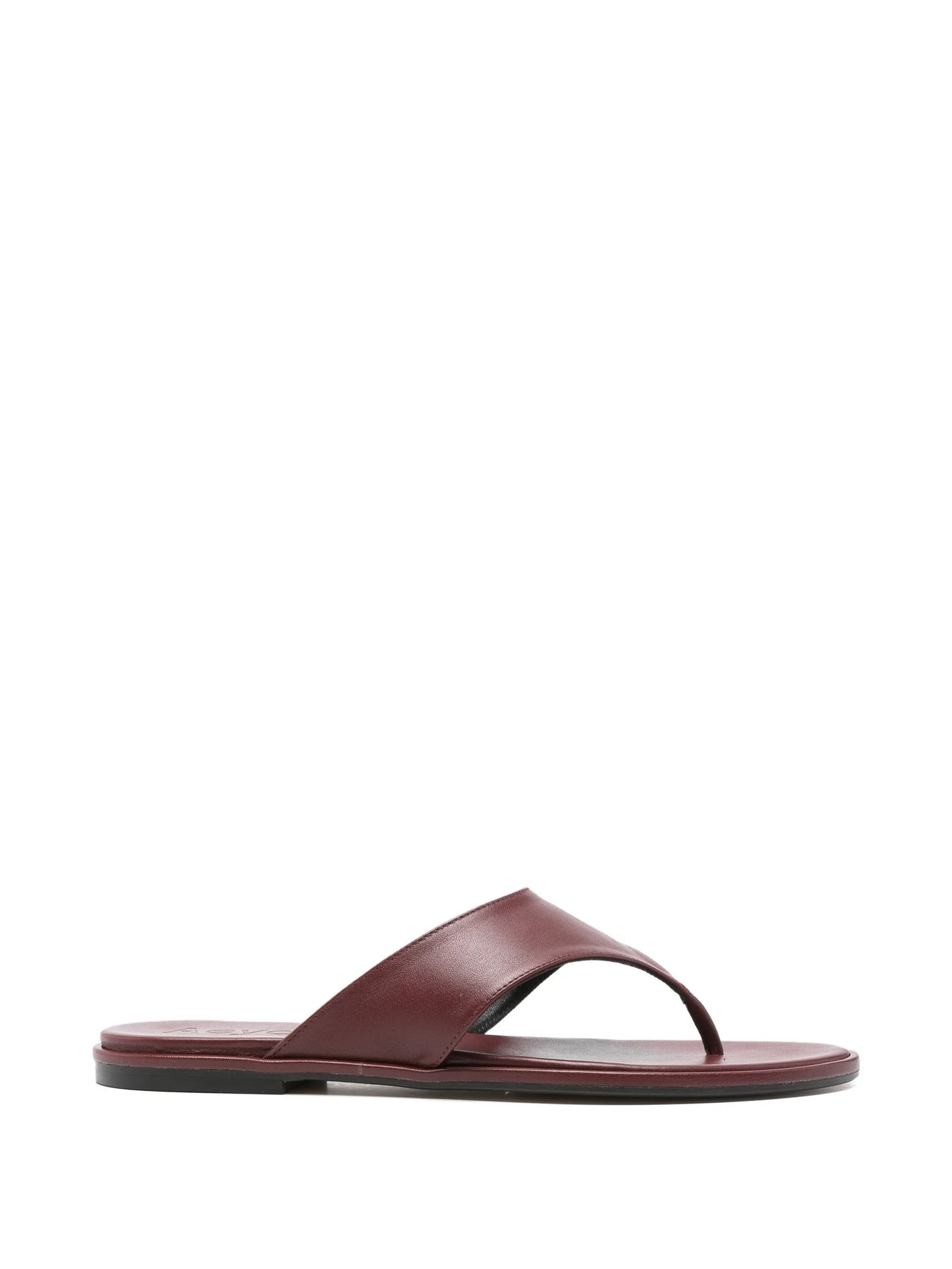 Amaya nappa leather flip flops