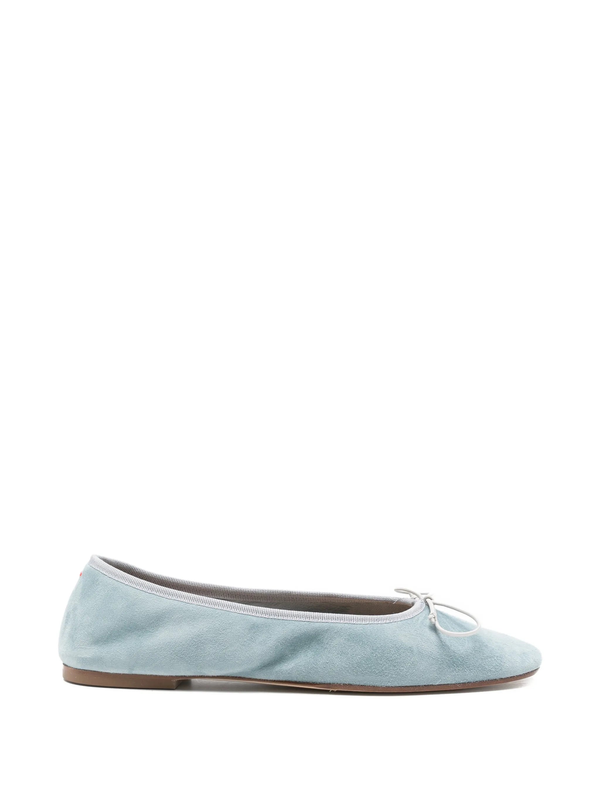 Tiby bow leather ballerina