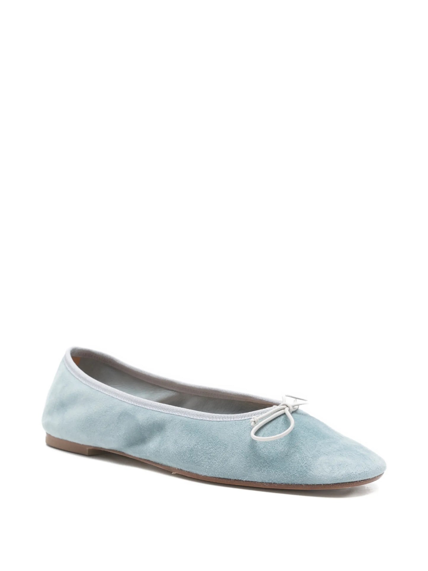 Tiby bow leather ballerina