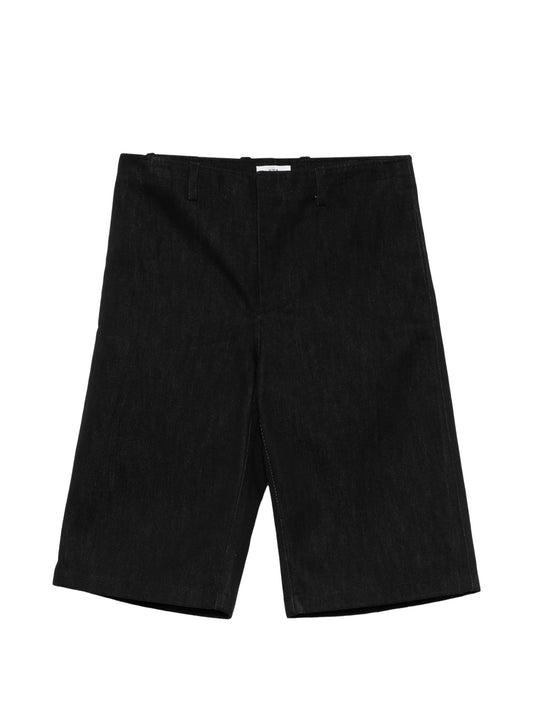 Utility gabardine shorts
