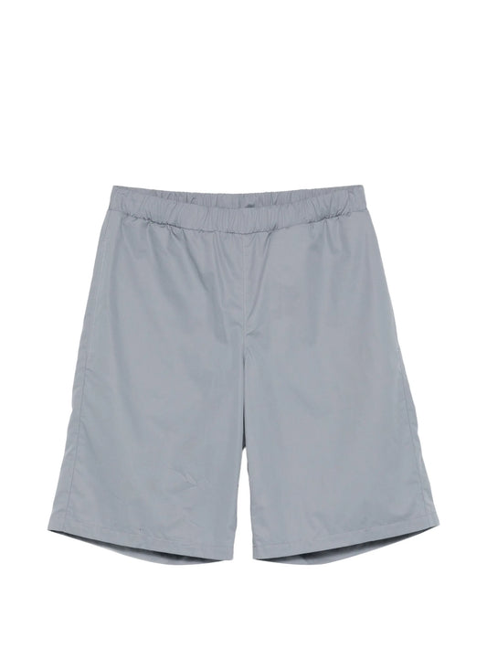 elasticated cotton bermuda shorts