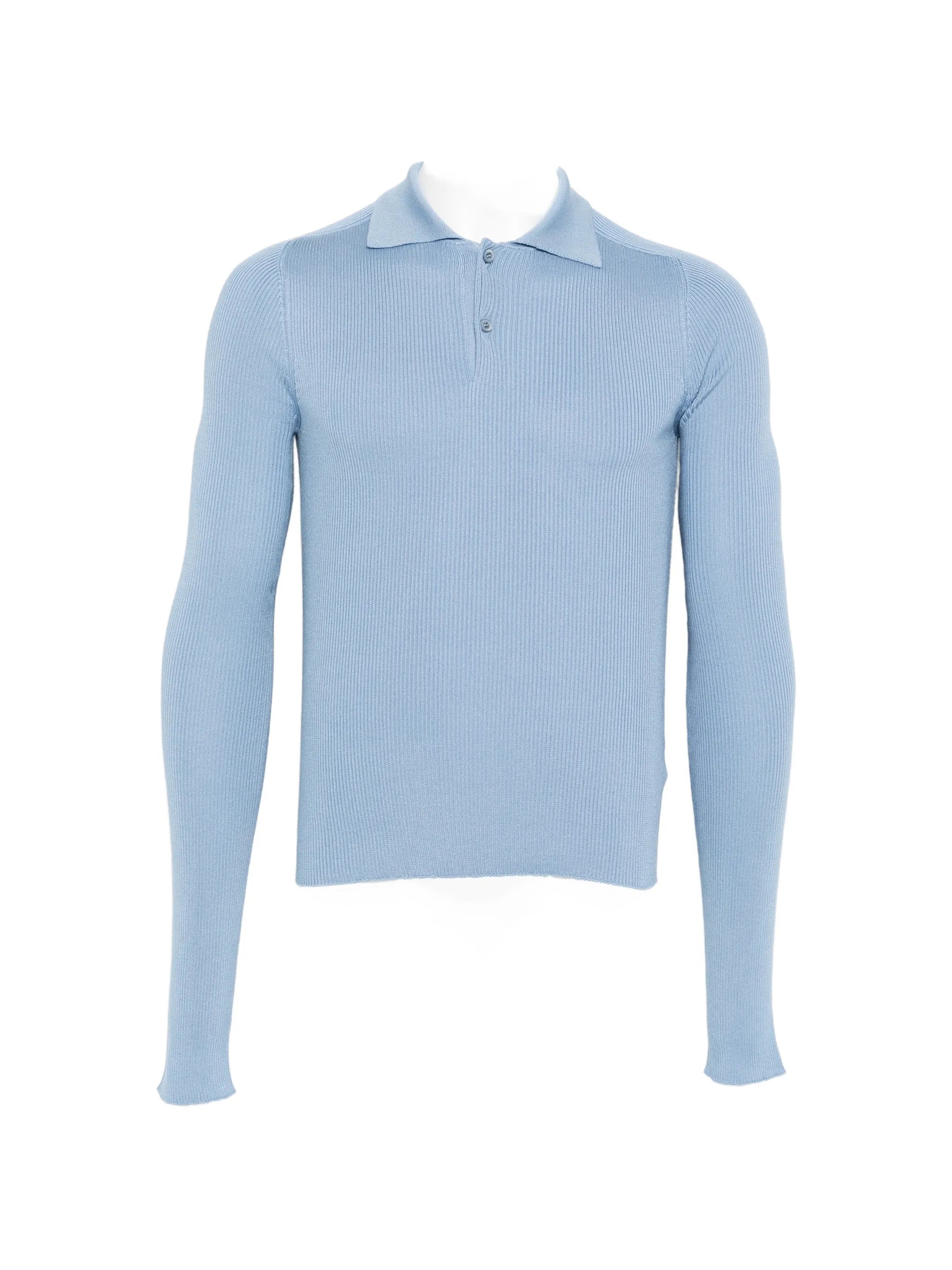 long-sleeve polo shirt