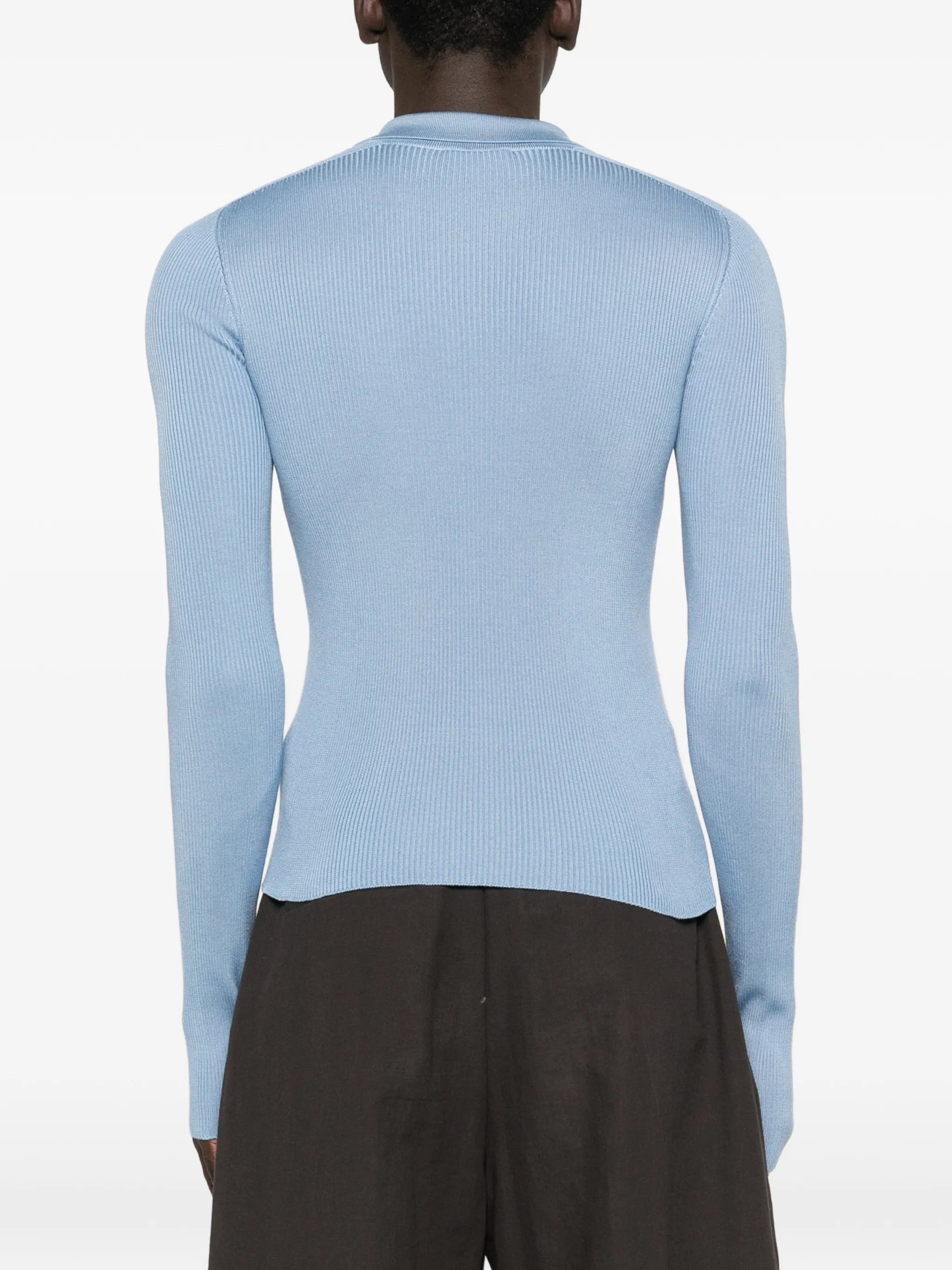 long-sleeve polo shirt