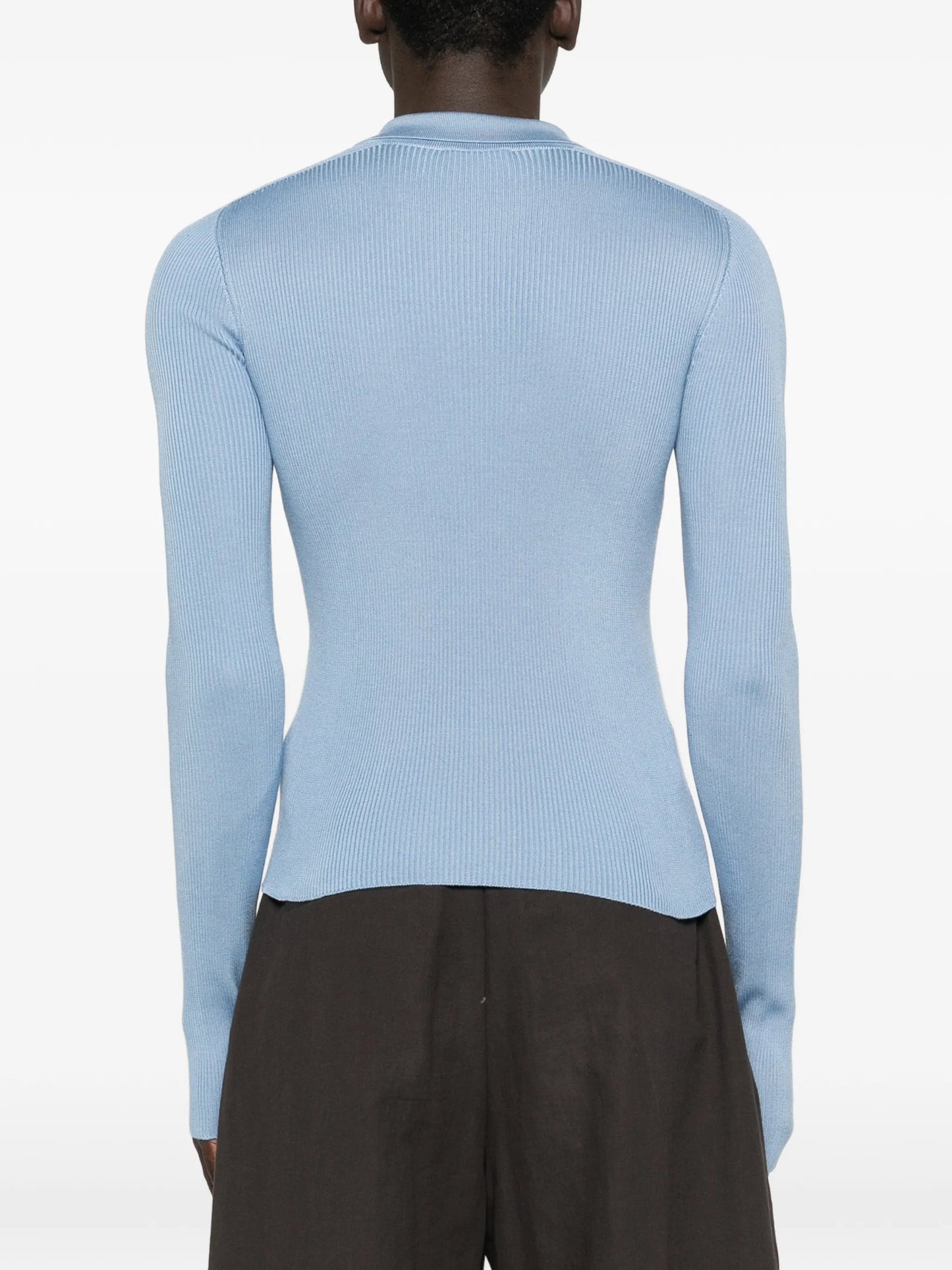 long-sleeve polo shirt