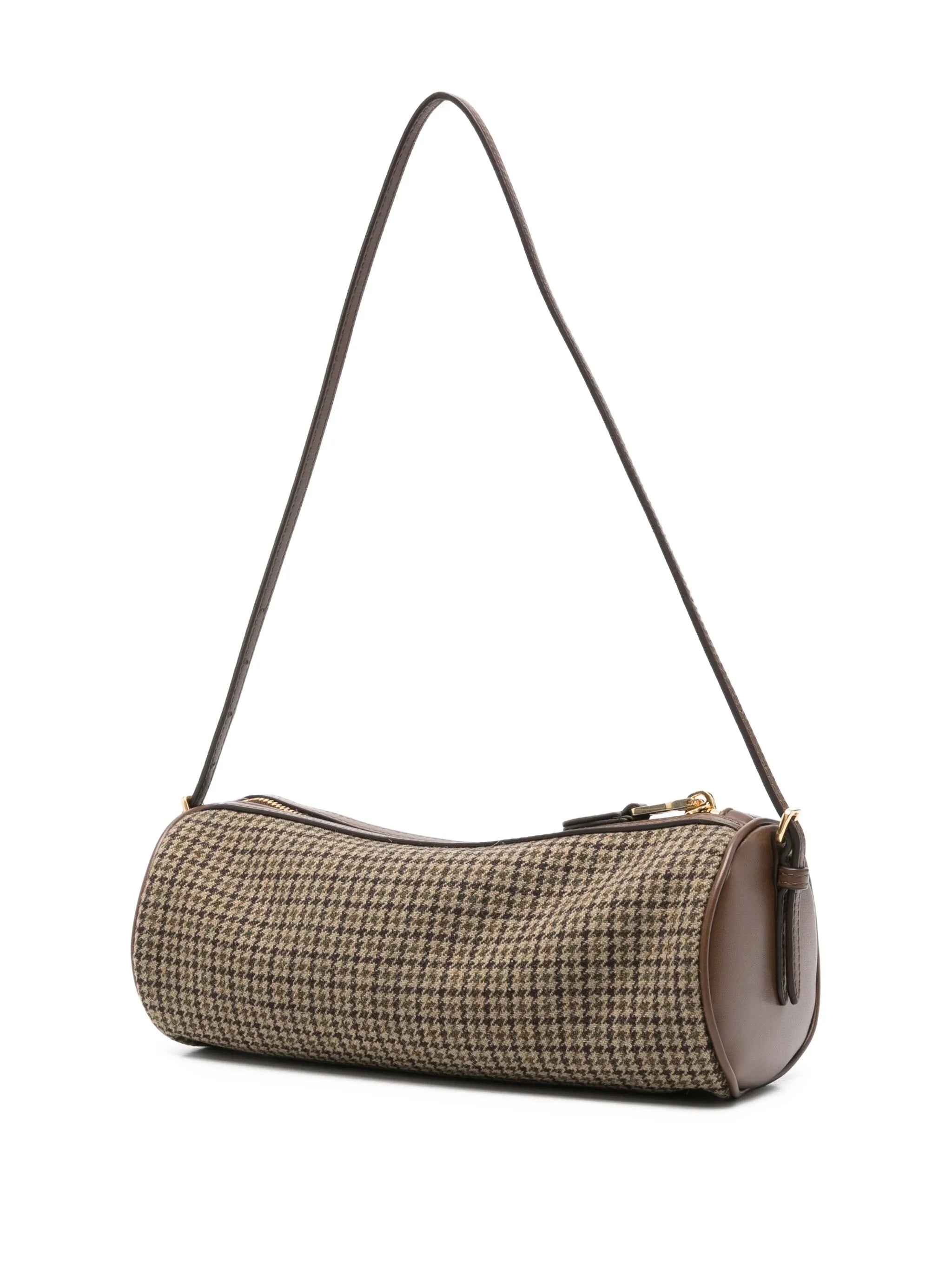 houndstooth shoulder bag