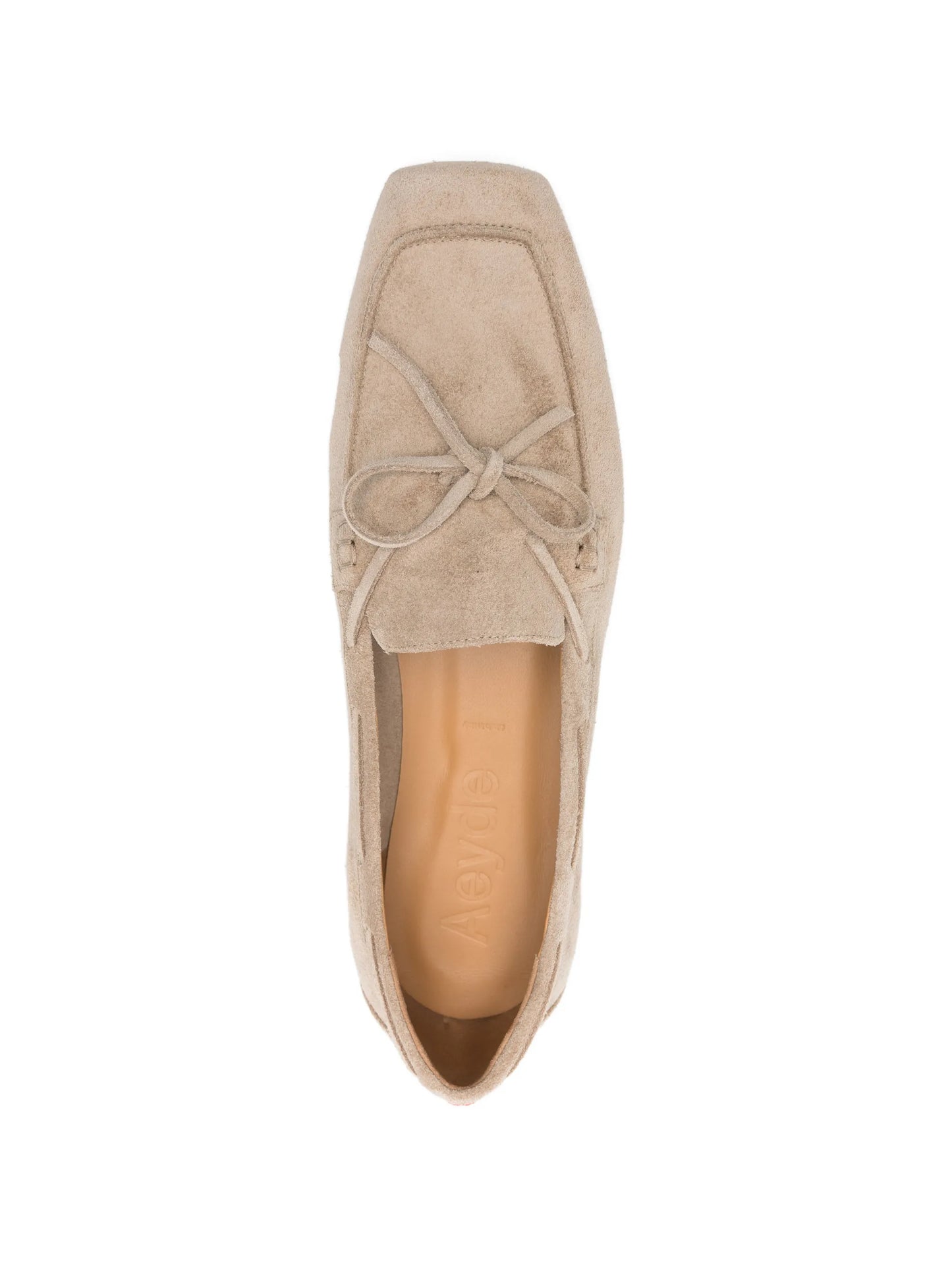 Jasper tie suede loafers