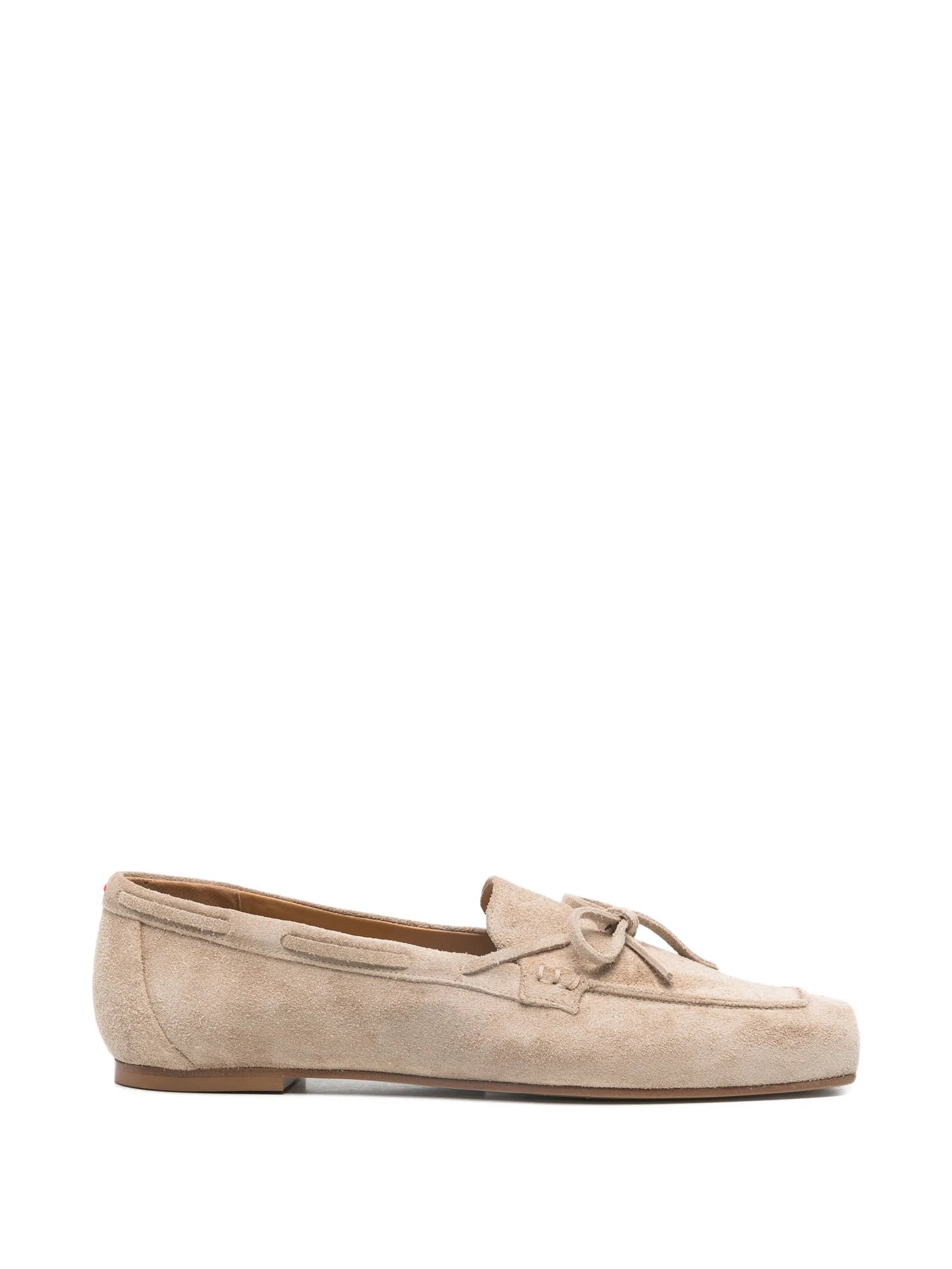 Jasper tie suede loafers