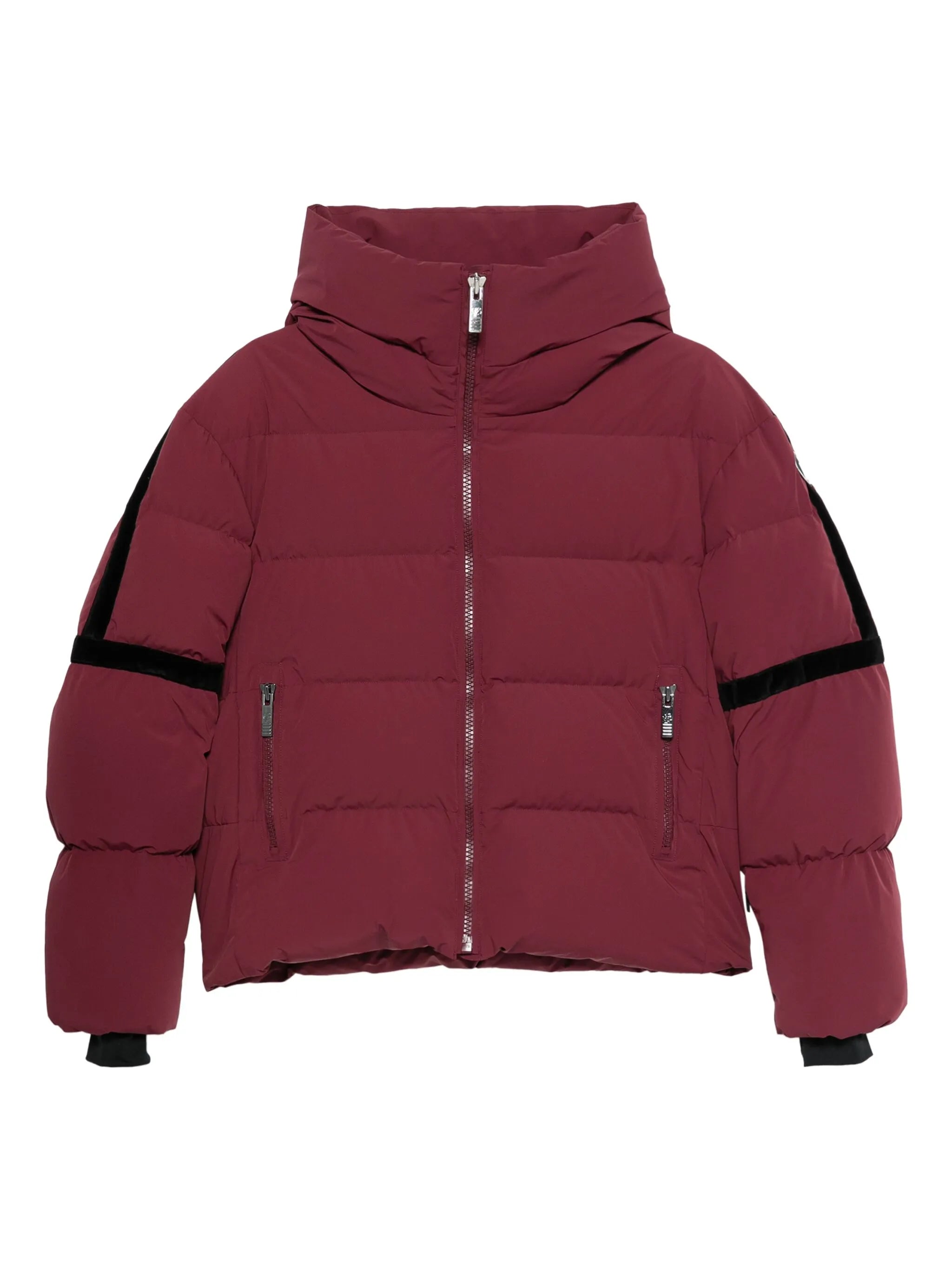 Barsy II quilted velvet-paneled ski jacket