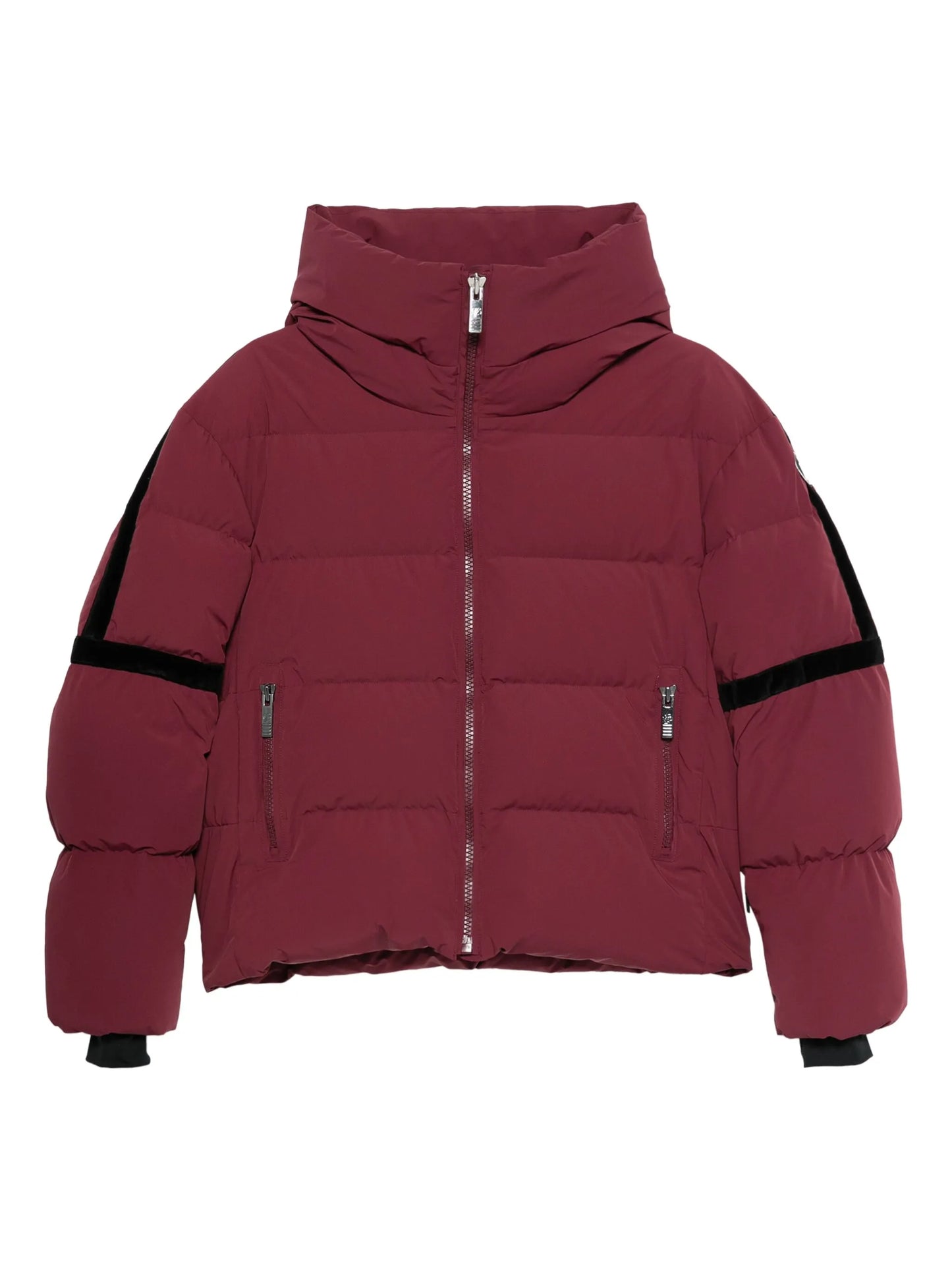 Barsy II quilted velvet-paneled ski jacket