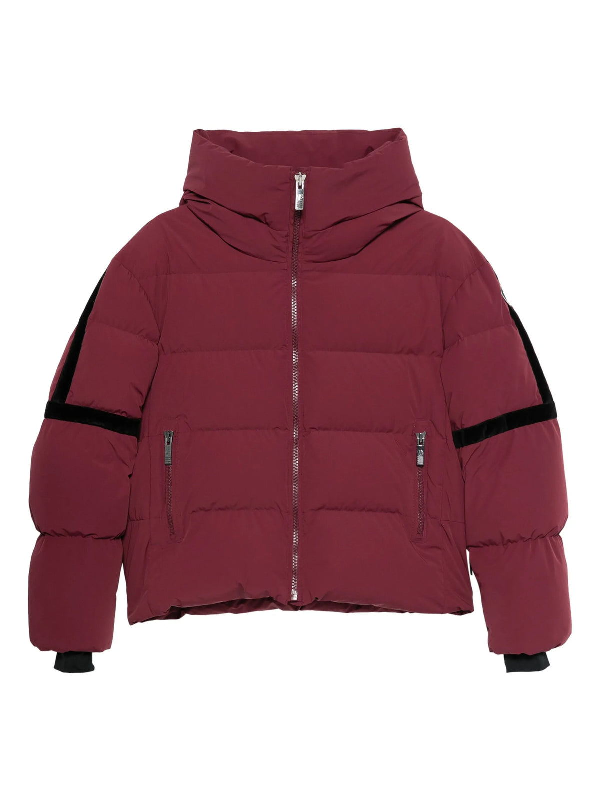 Barsy II quilted velvet-paneled ski jacket
