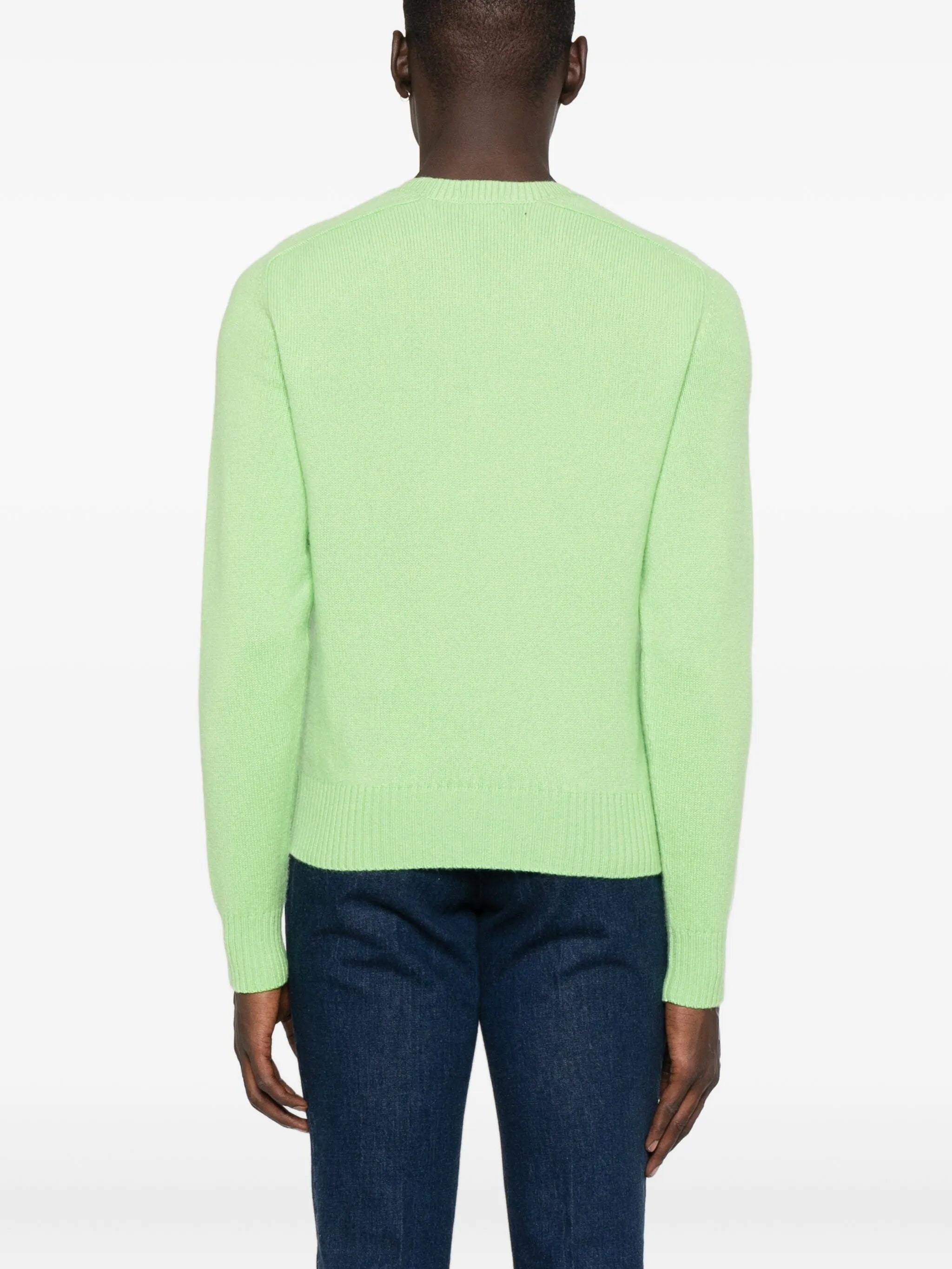 raglan-sleeve crew-neck sweater