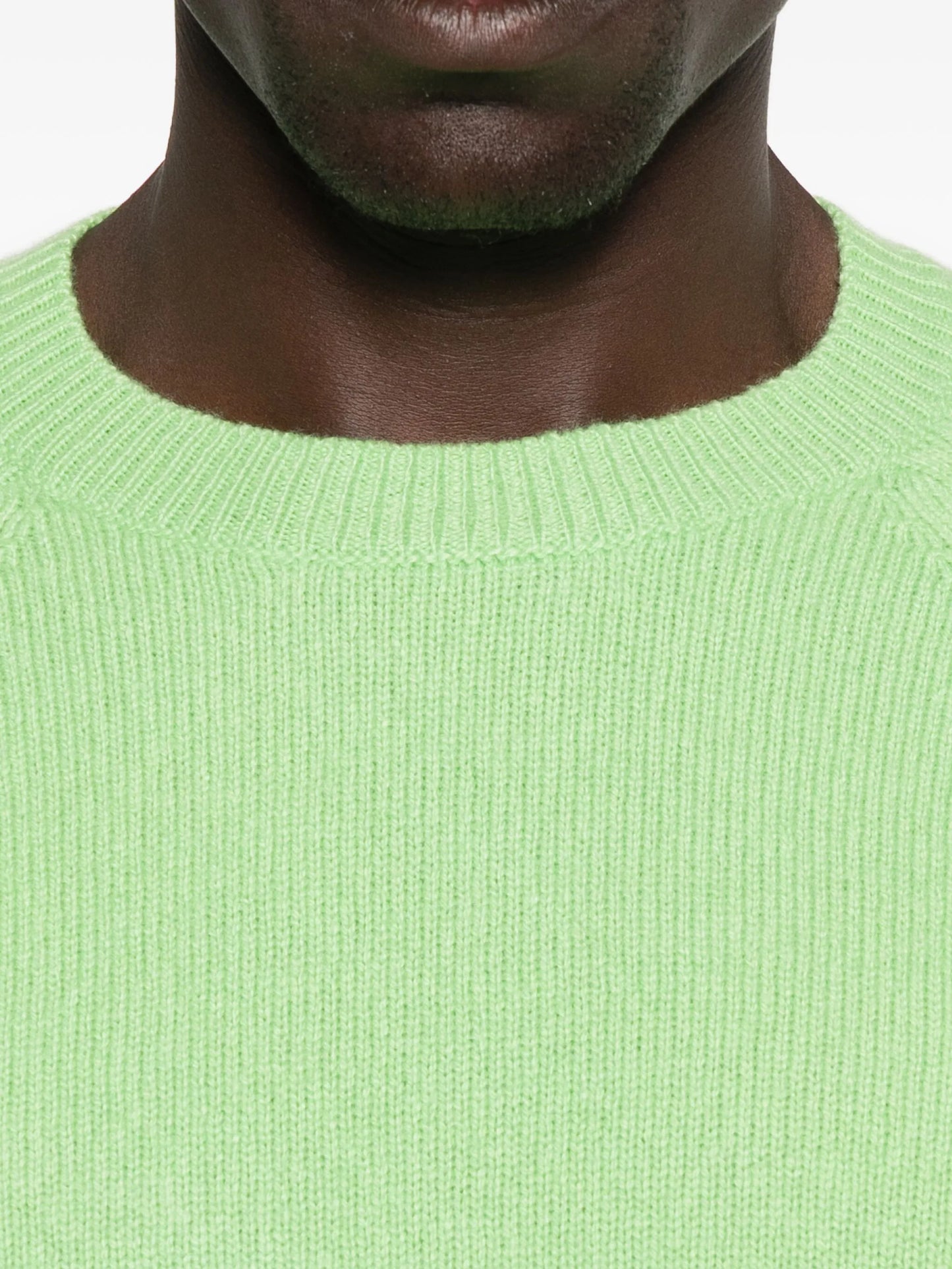 raglan-sleeve crew-neck sweater
