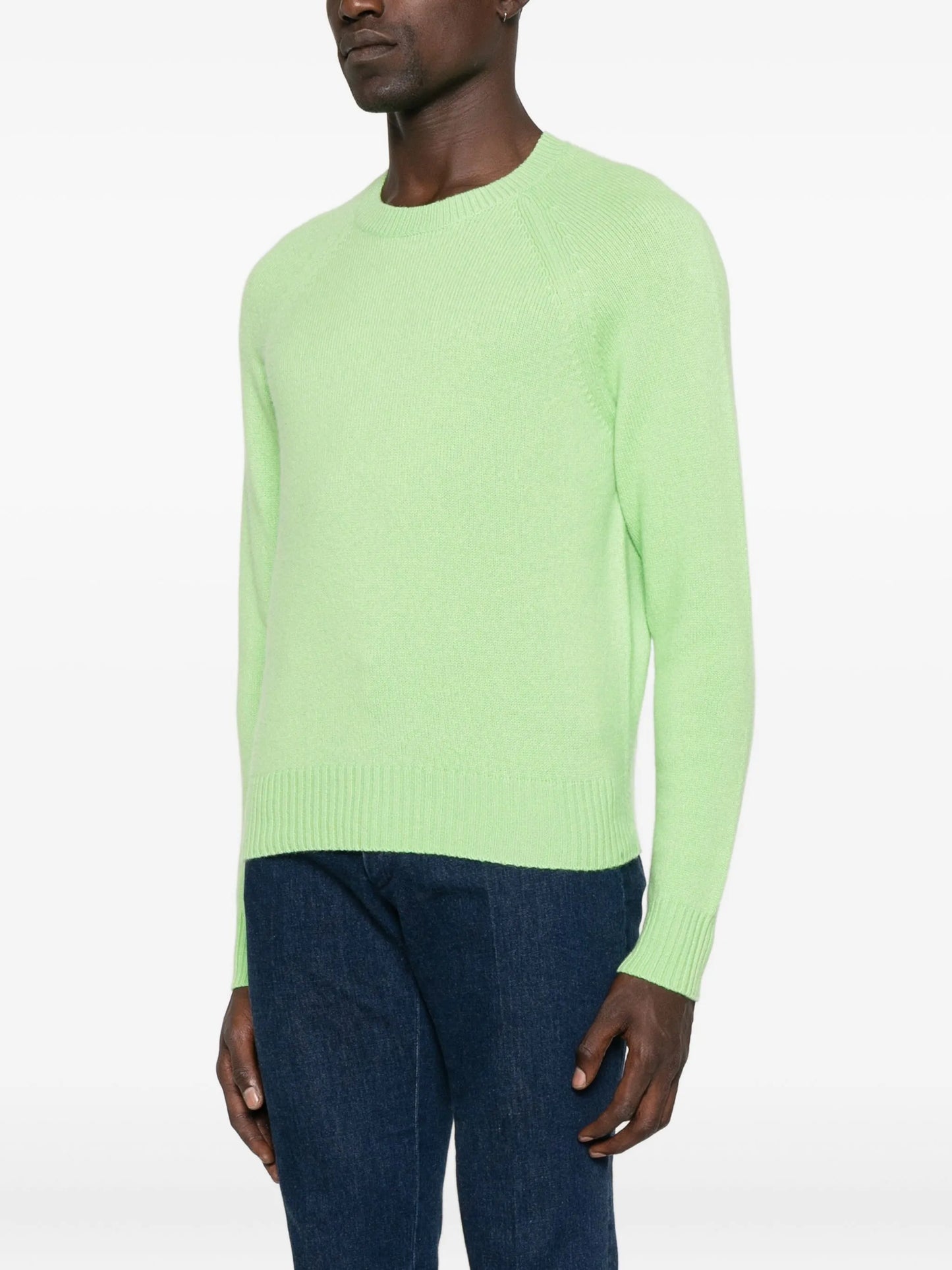 raglan-sleeve crew-neck sweater