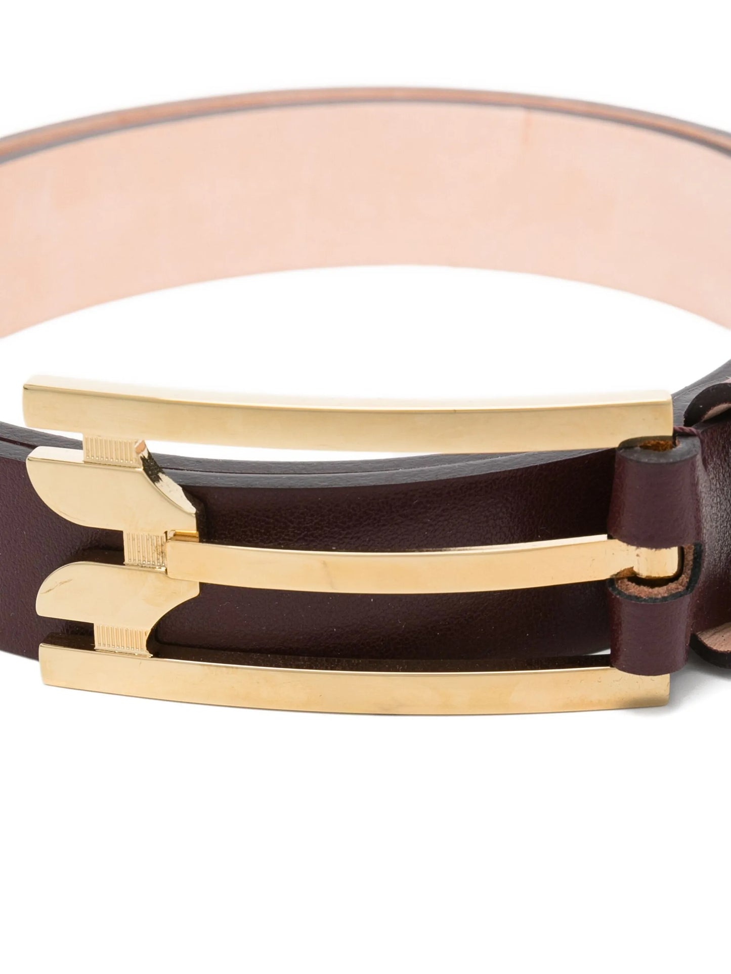 leather buckle belt