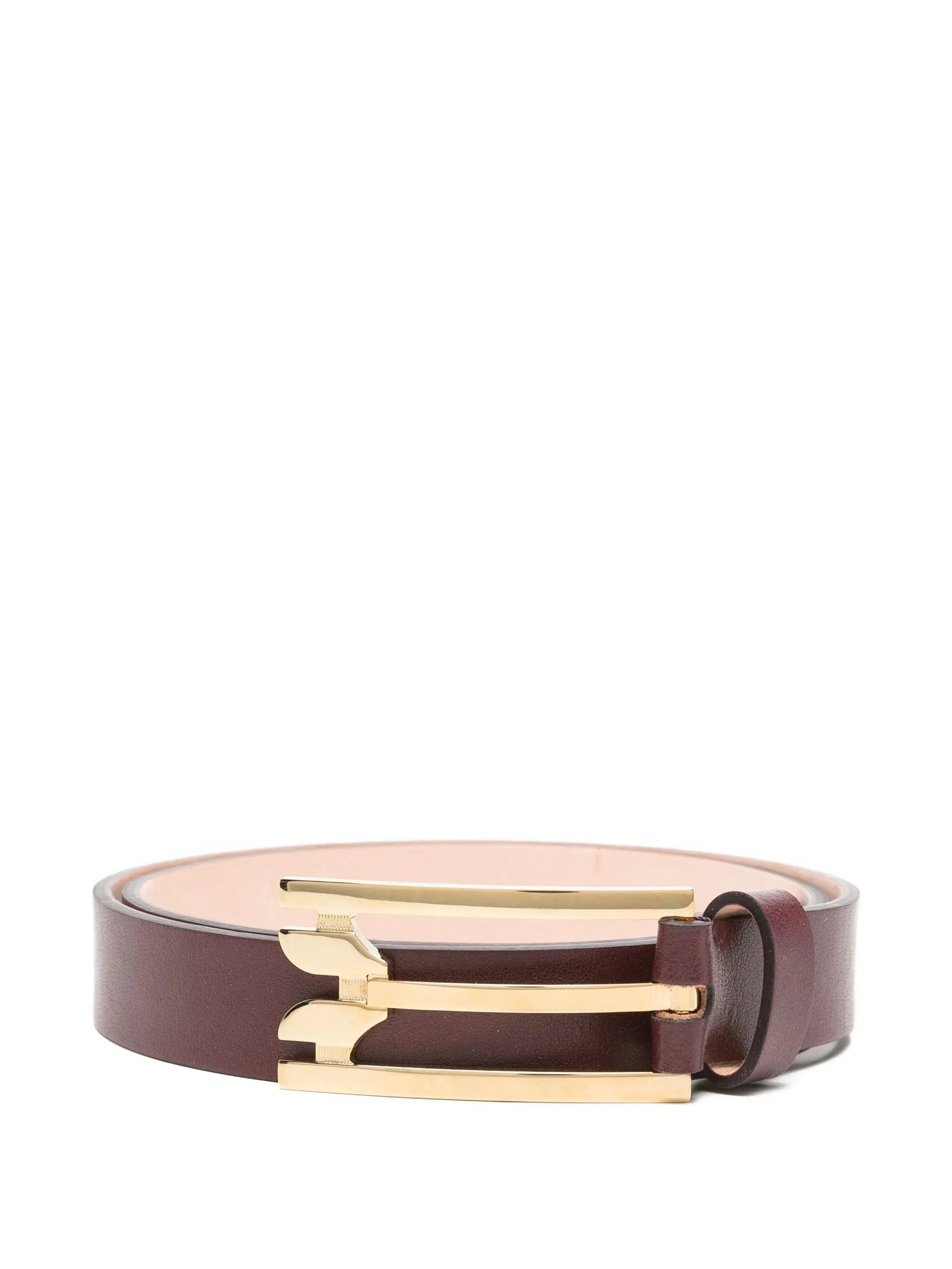 leather buckle belt