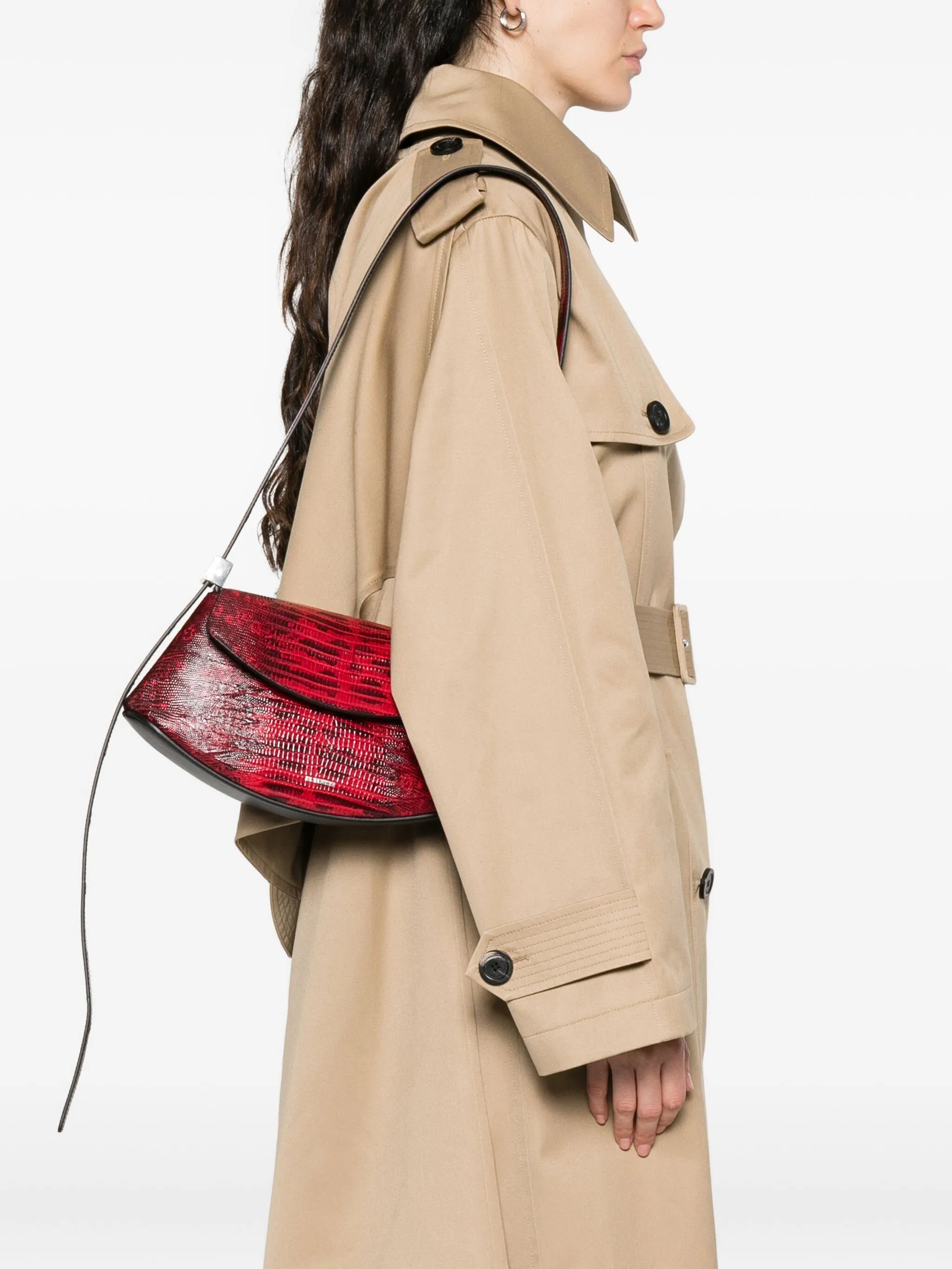 snakeskin crossbody bag