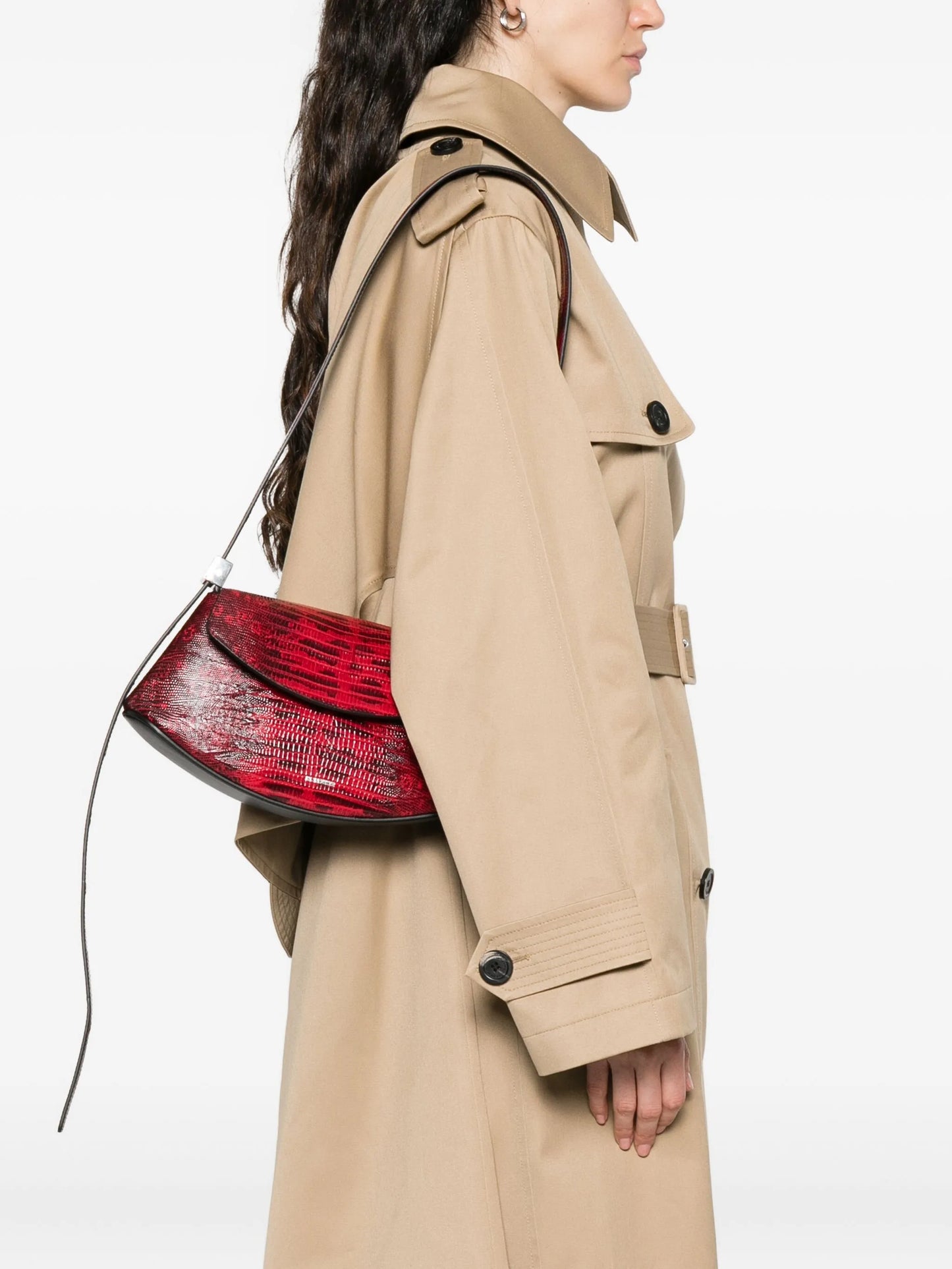 snakeskin crossbody bag