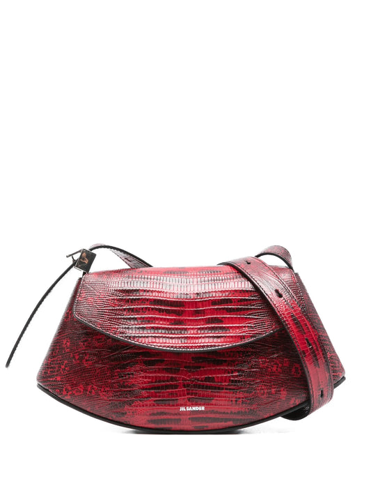 snakeskin crossbody bag