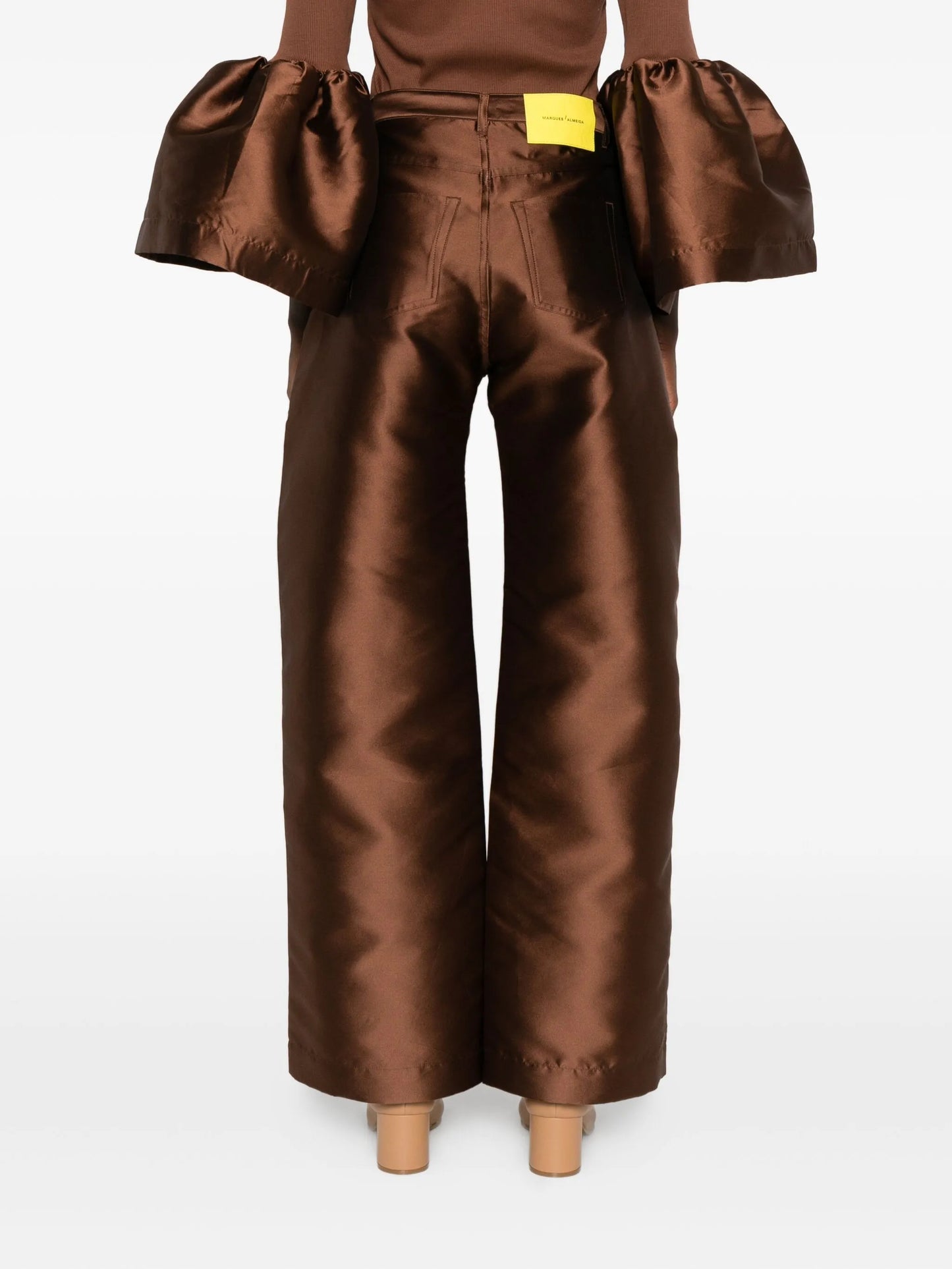 high-waist trousers