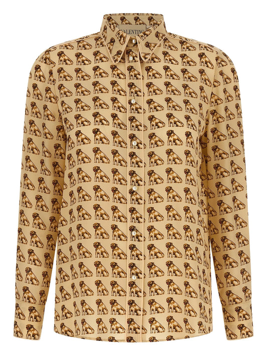 Petit Charles-print shirt