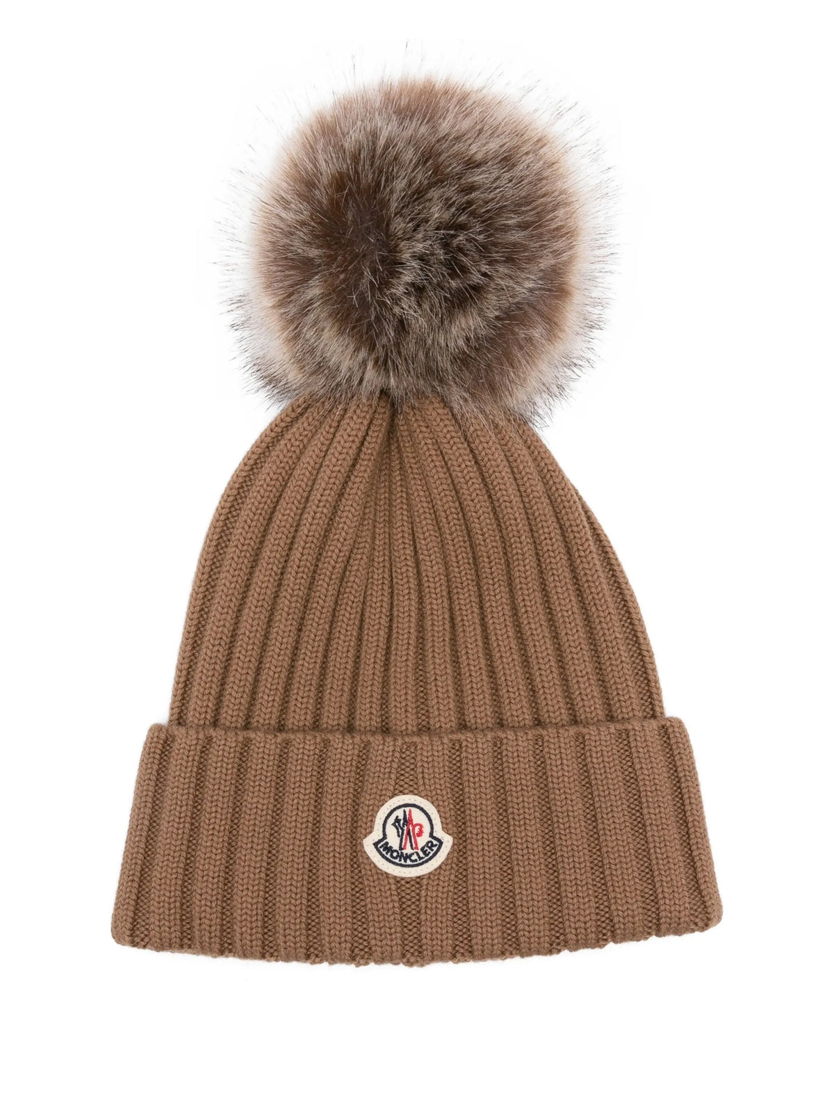 wool beanie with pom pom
